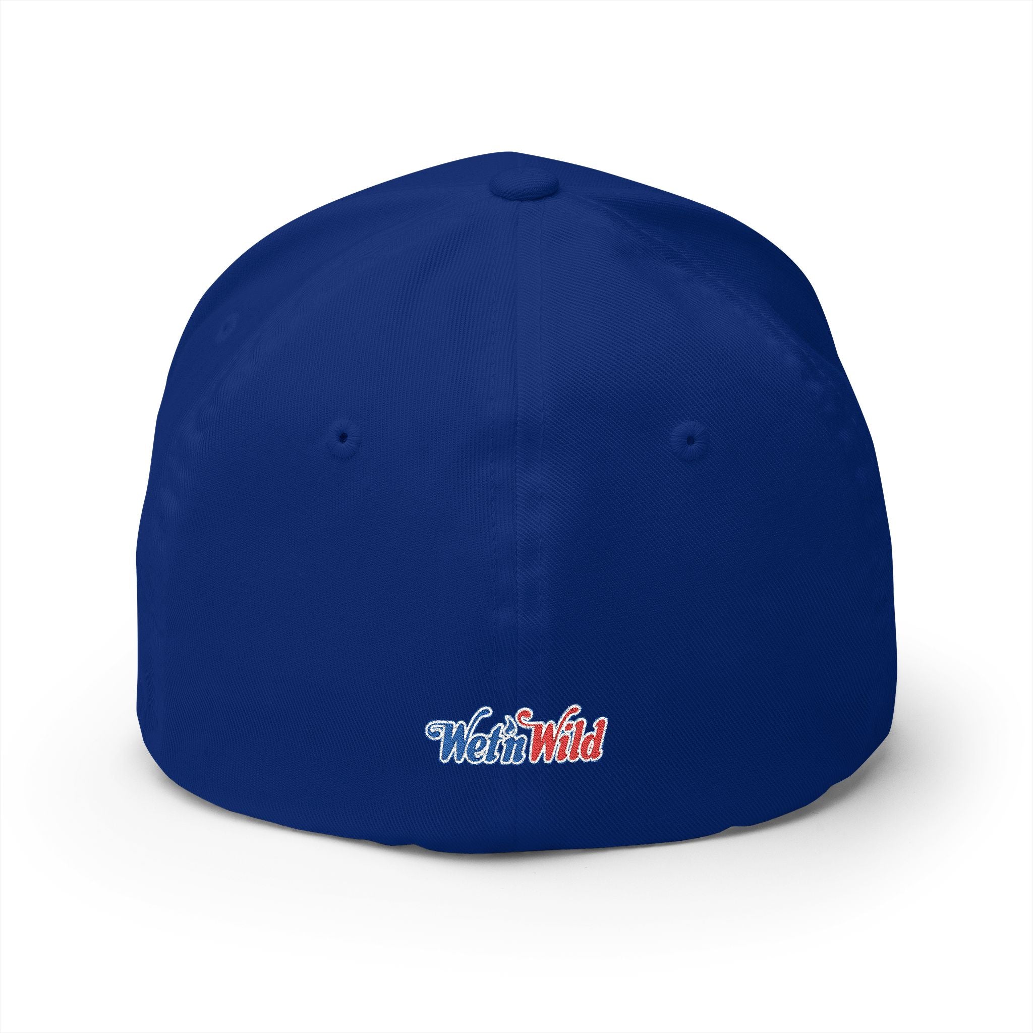 Wet 'n Wild Retro Embroidered Cap — Patriotic Red & Blue Retro Baseball Hat