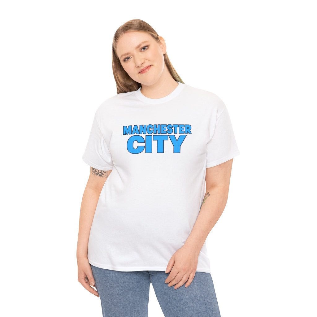 Manchester City T‑Shirt — Retro Blue Logo Tee