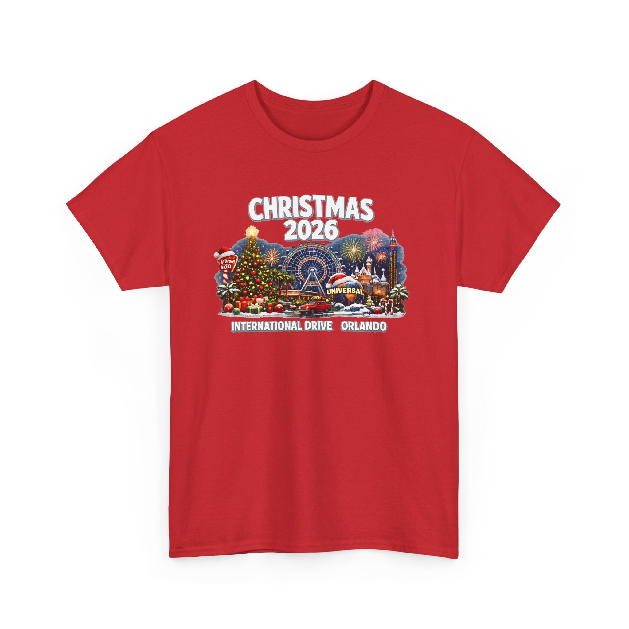 Christmas 2026 Orlando T-Shirt — International Drive Holiday Souvenir