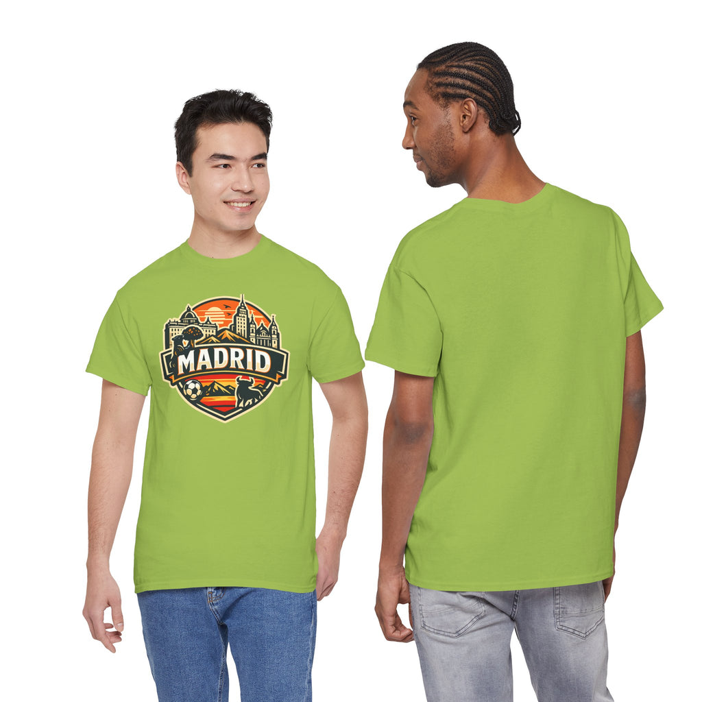 Madrid Skyline Soccer Crest T-Shirt