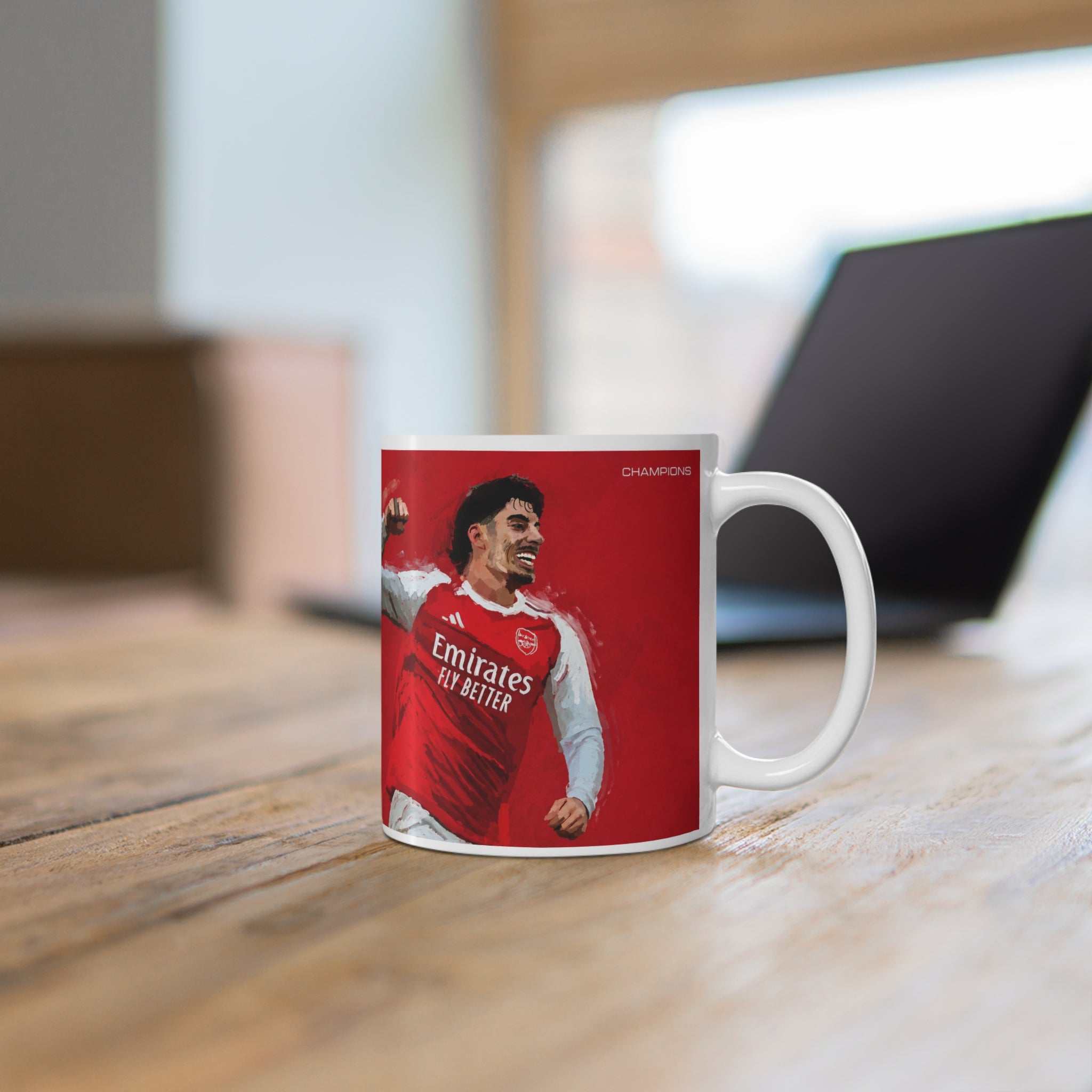 Kai Havertz Arsenal Premier League Champions Ceramic Mug (11oz, 15oz)