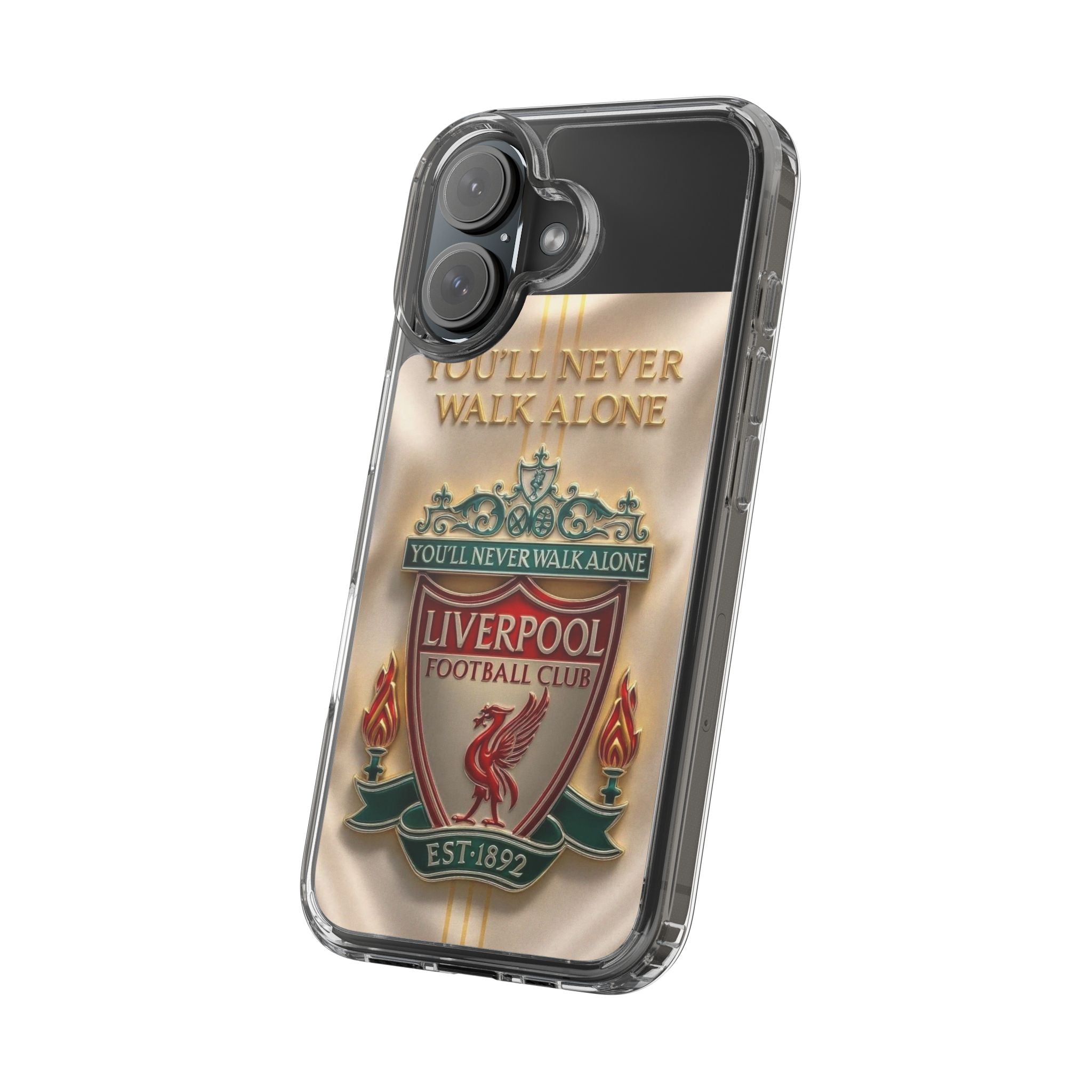 Liverpool FC 'You'll Never Walk Alone' Clear Phone Case