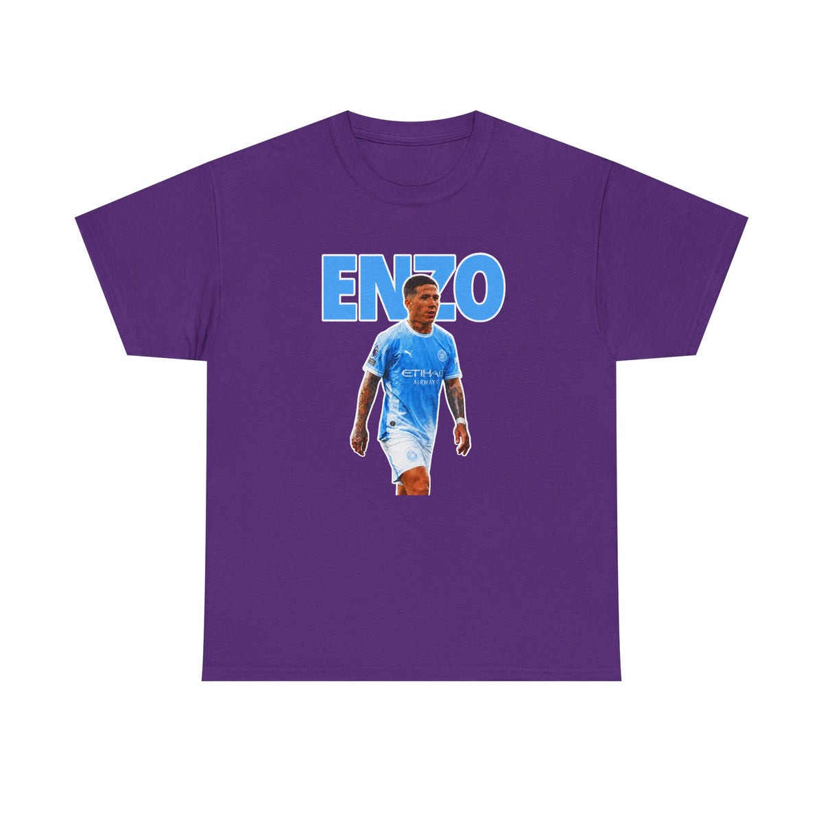 Enzo Fernandez Manchester City Inspired Cotton T-Shirt