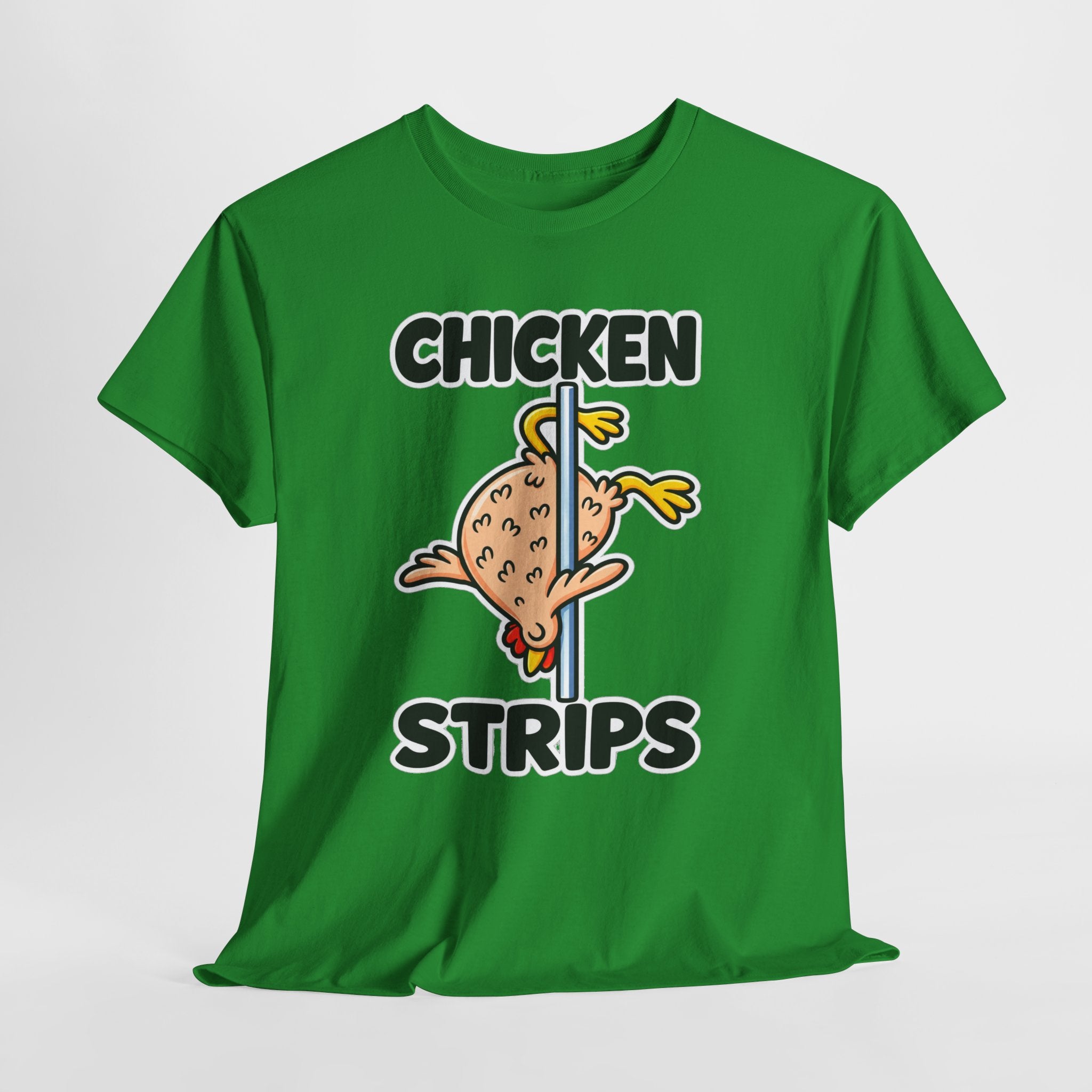 Chicken Strips T‑Shirt — Funny Pole Dance Chicken Graphic Tee