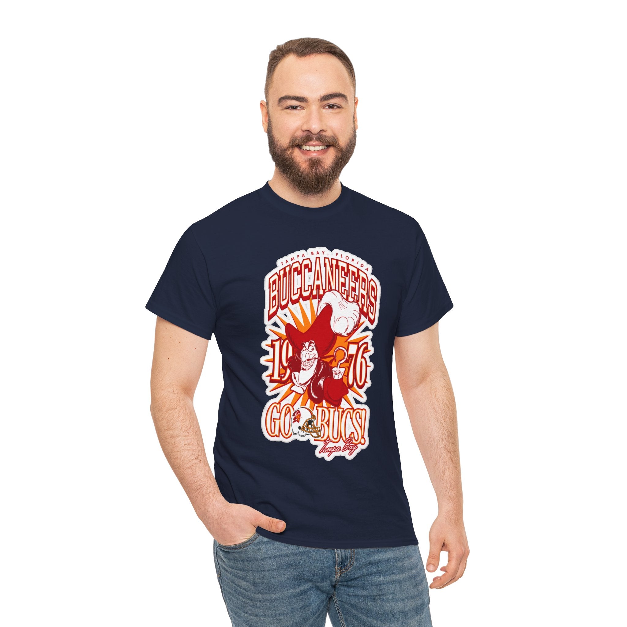 Buccaneers 1976 Go Bucs! Retro Football T-Shirt