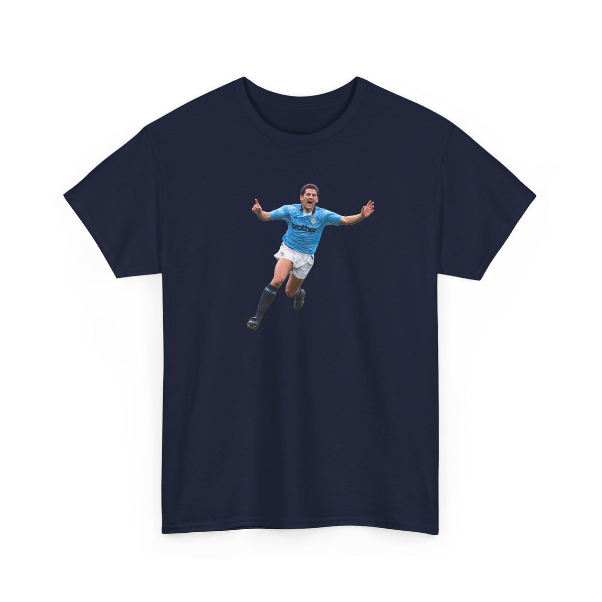 David White Manchester City Legend Cotton T-Shirt