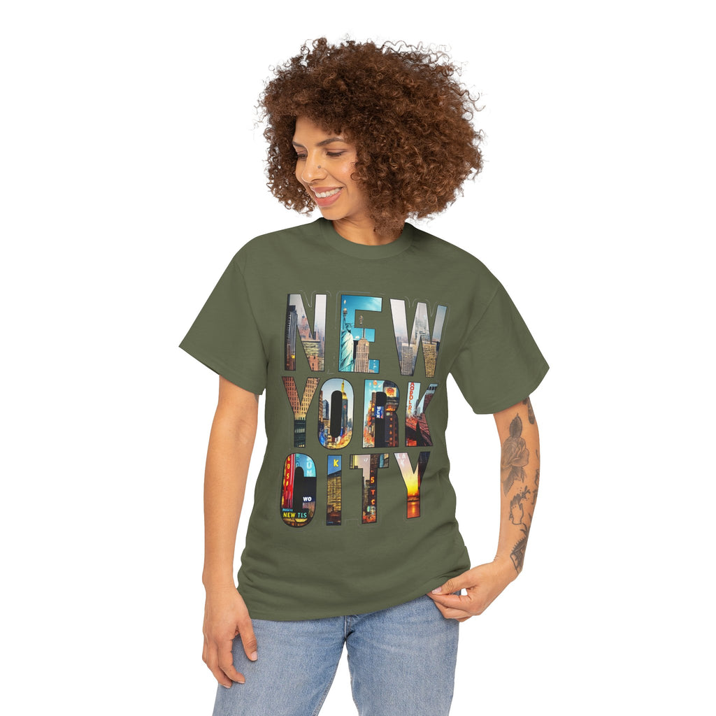 New York City Photo-Block Tee — Vintage Skyline Graphic T-Shirt
