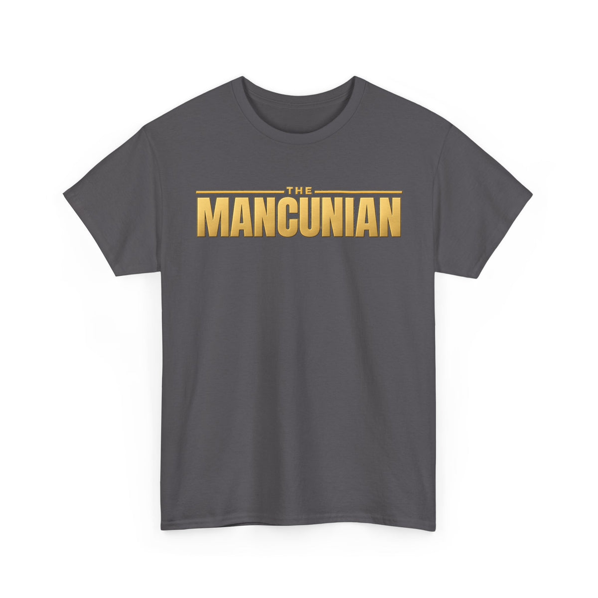 Mancunian Gold Logo Cotton T‑Shirt