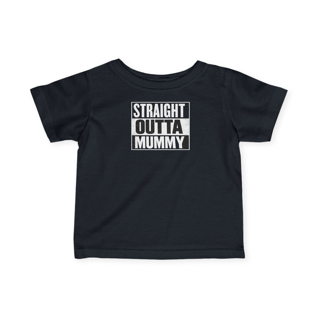 Infant Tee - 'Straight Outta Mommy' Baby Shirt (Funny Newborn Gift)