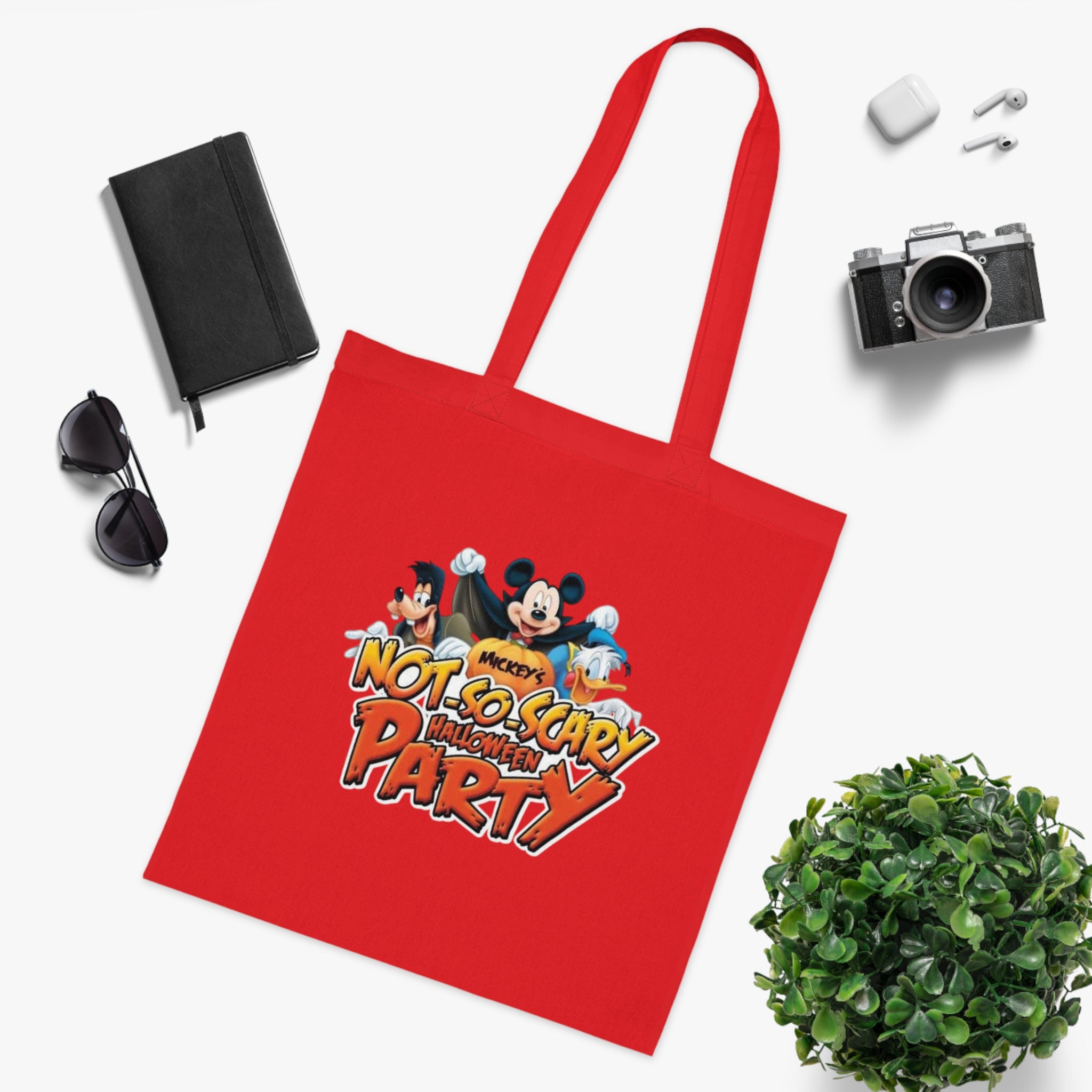 Mickey "Not So Scary Halloween Party" Cotton Tote — Disney Trick-or-Treat Bag