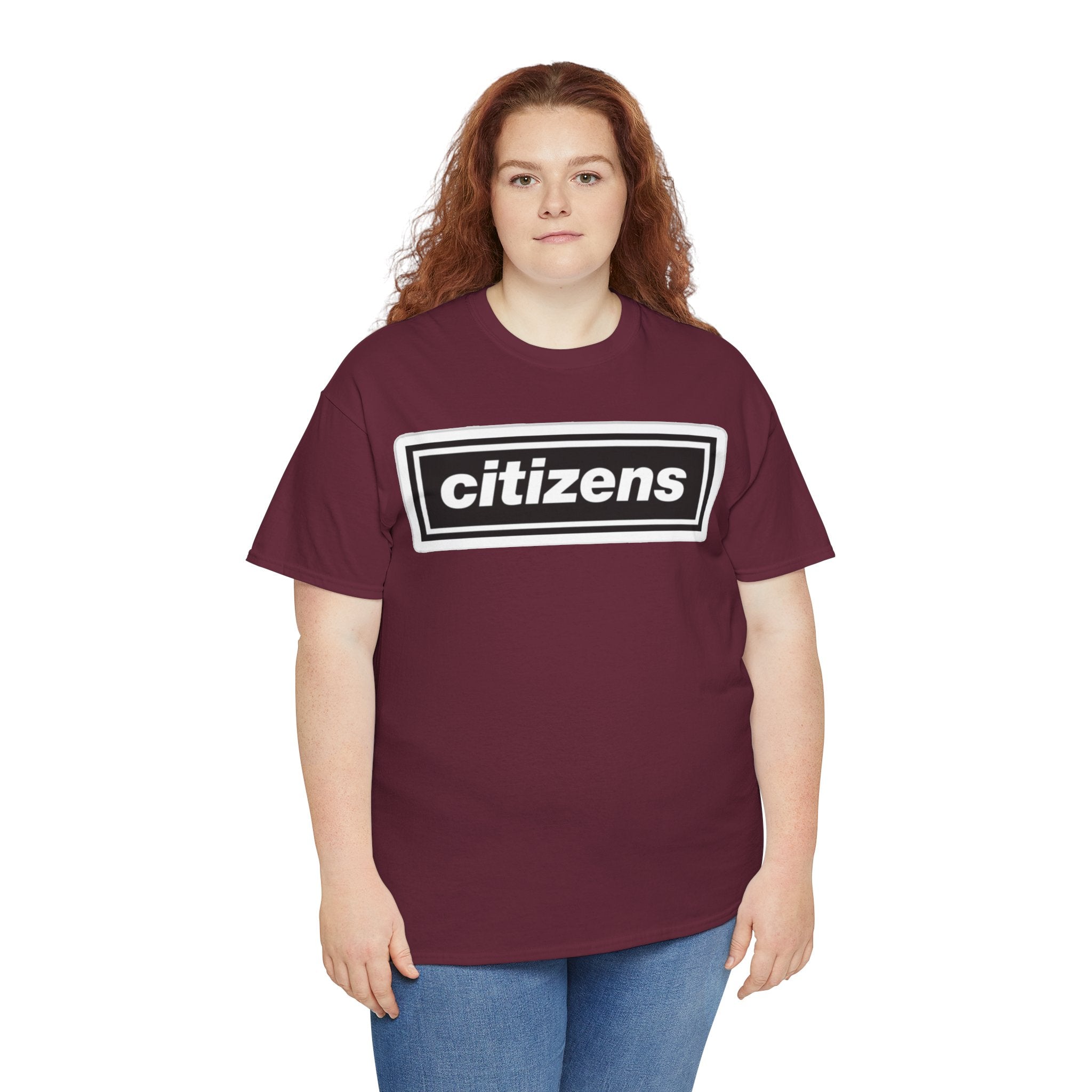 Citizens Manchester City Logo T-Shirt — Minimal Retro Box-Logo Tee