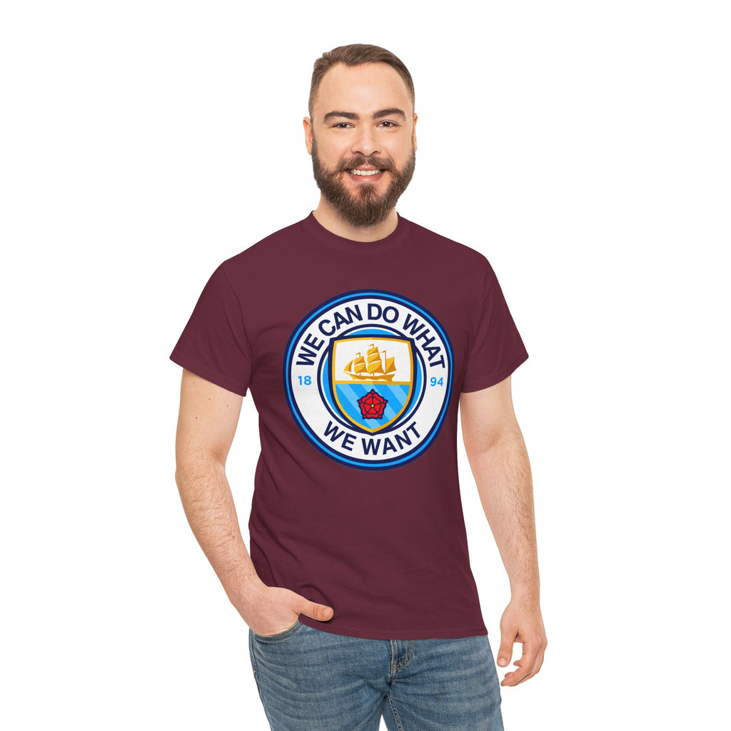 We Can Do What We Want Manchester  City Graphic Cotton T-Shirt