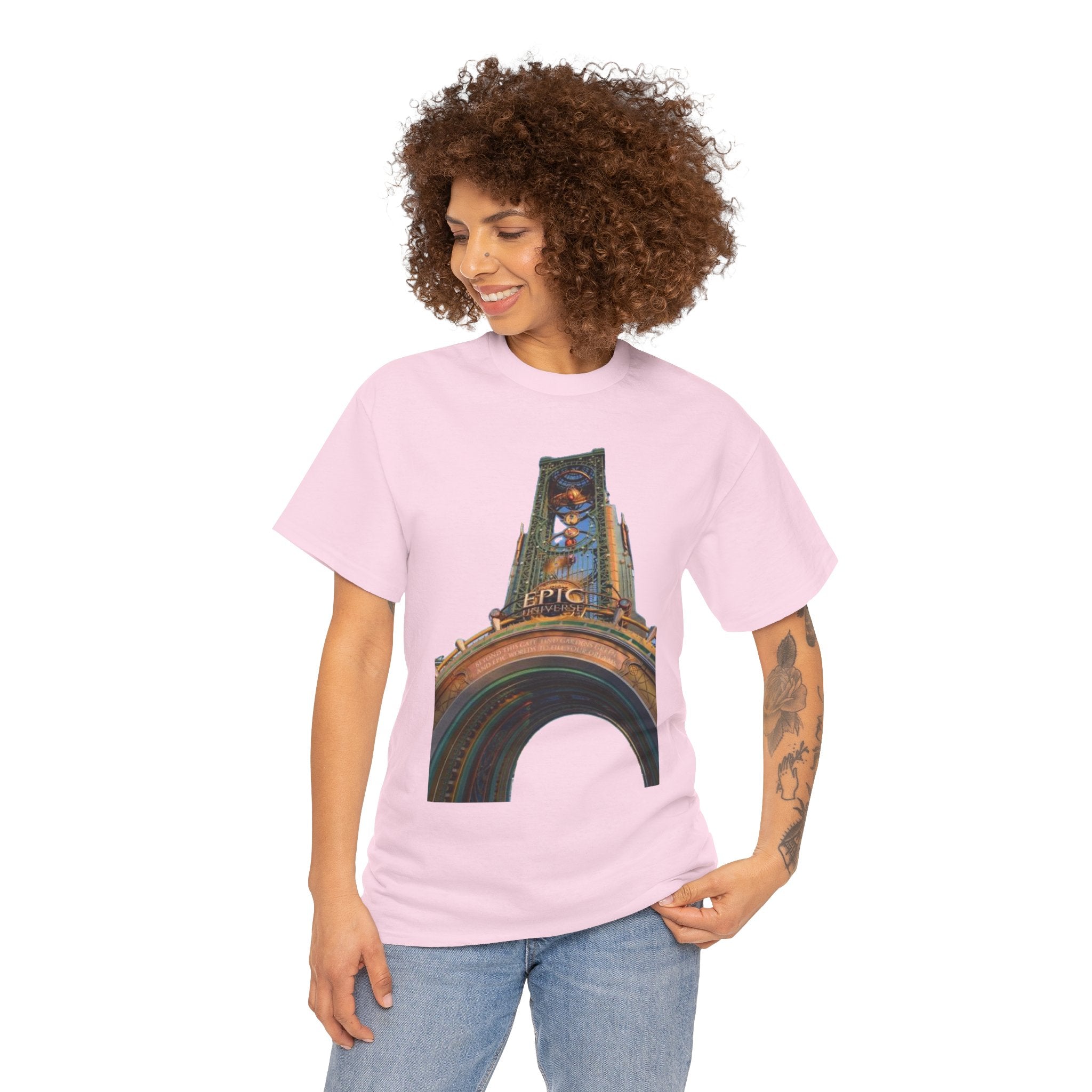Epci Universe Vintage Theater Arch Graphic Tee — 'Epic' Retro Marquee T-Shirt