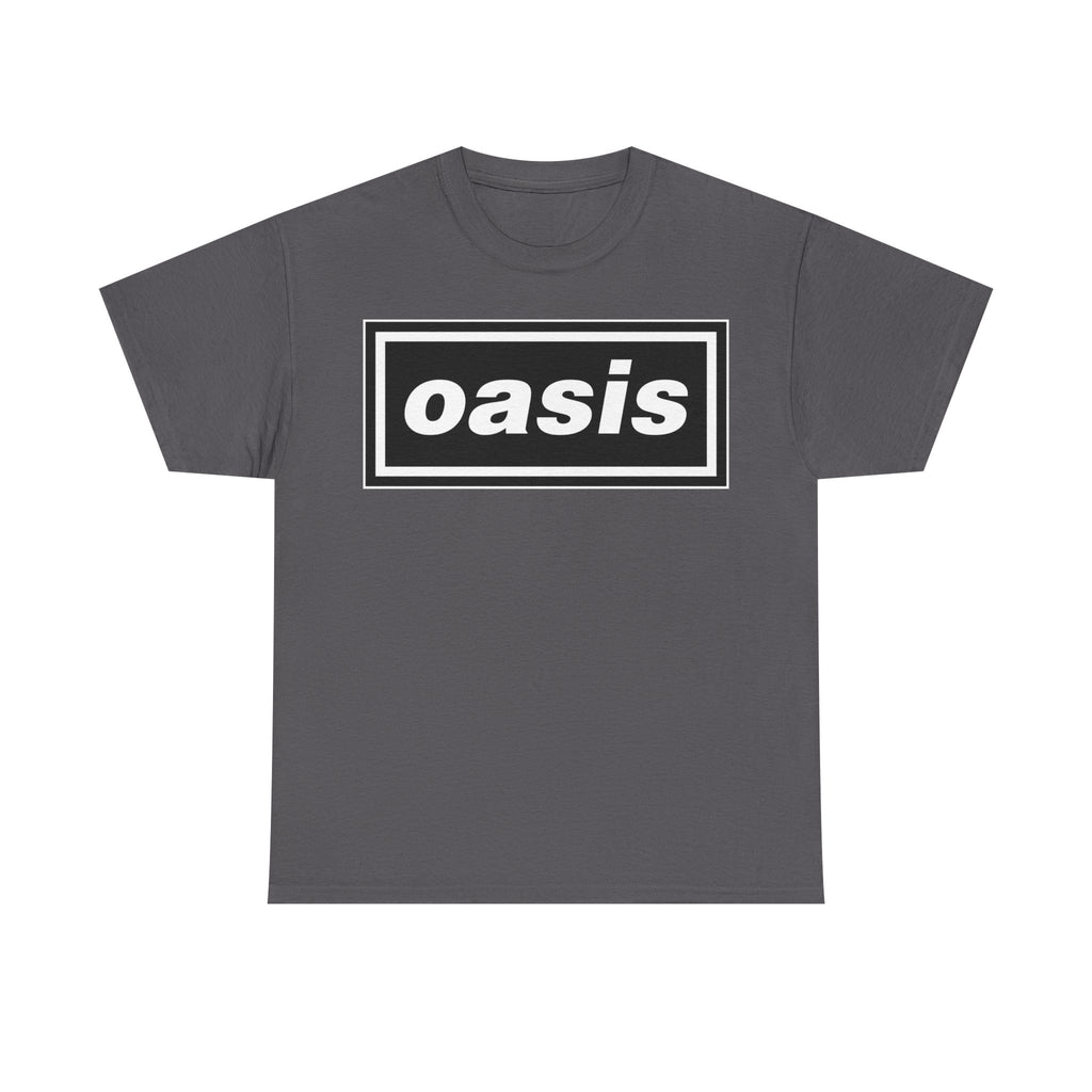 Oasis Live Graphic Tee — Retro Band Logo Concert T‑Shirt