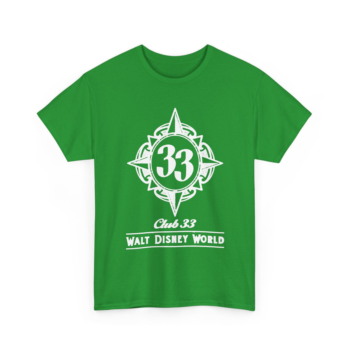 Club 33 Walt Disney World Inspired Cotton T-Shirt — Vintage Compass Logo Tee
