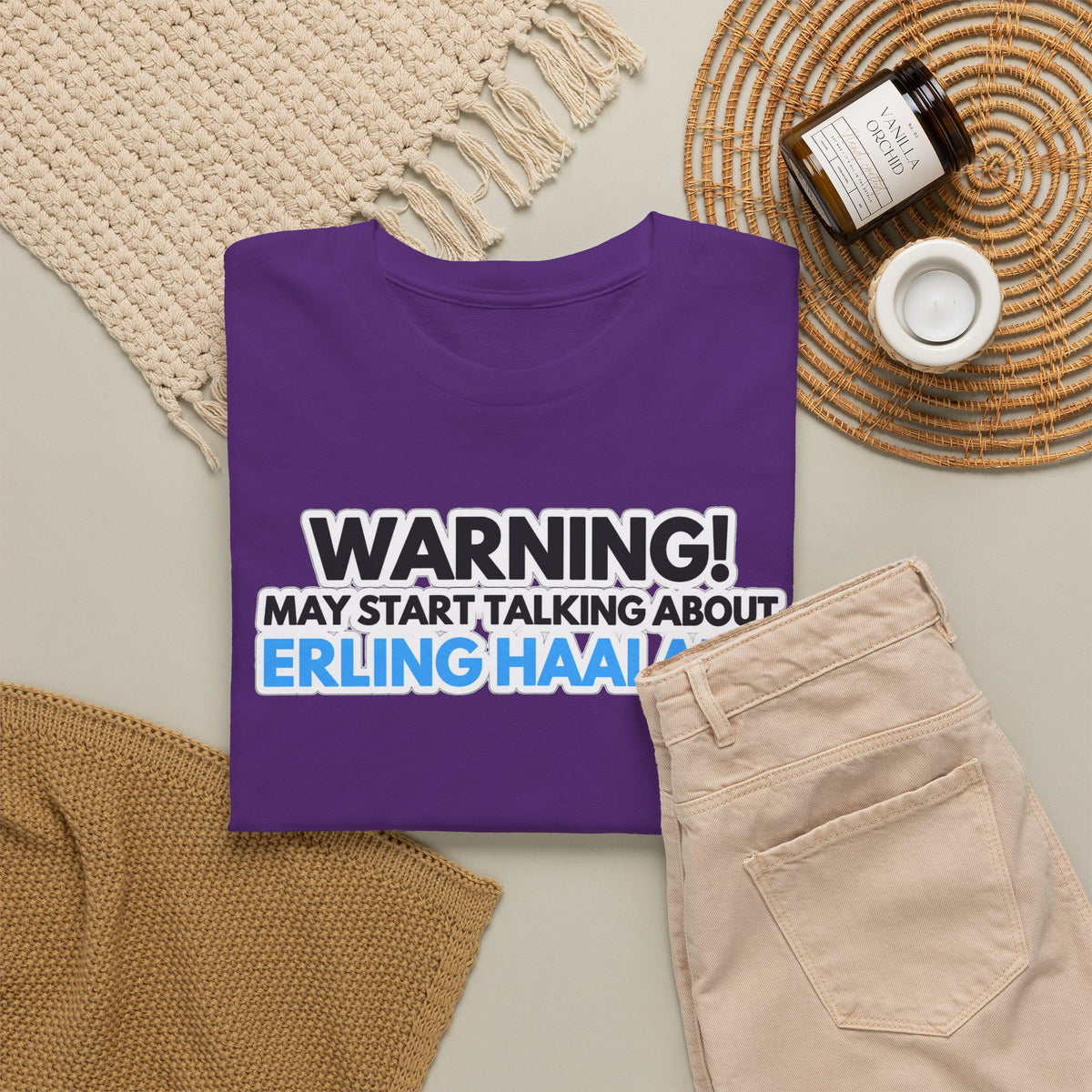 Warning! May Start Talking About Erling Haaland T-Shirt