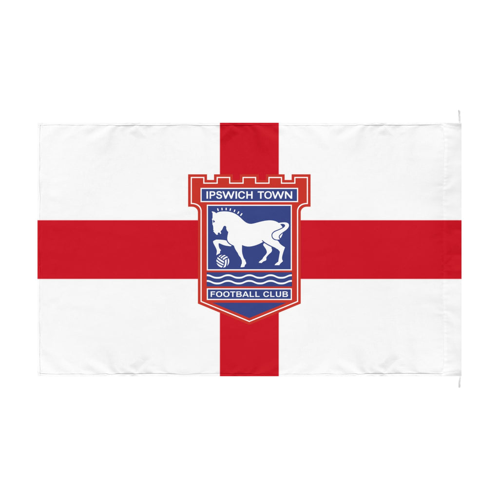 Ipswich Town St George Cross Flag — Double-Sided Football Club Banner