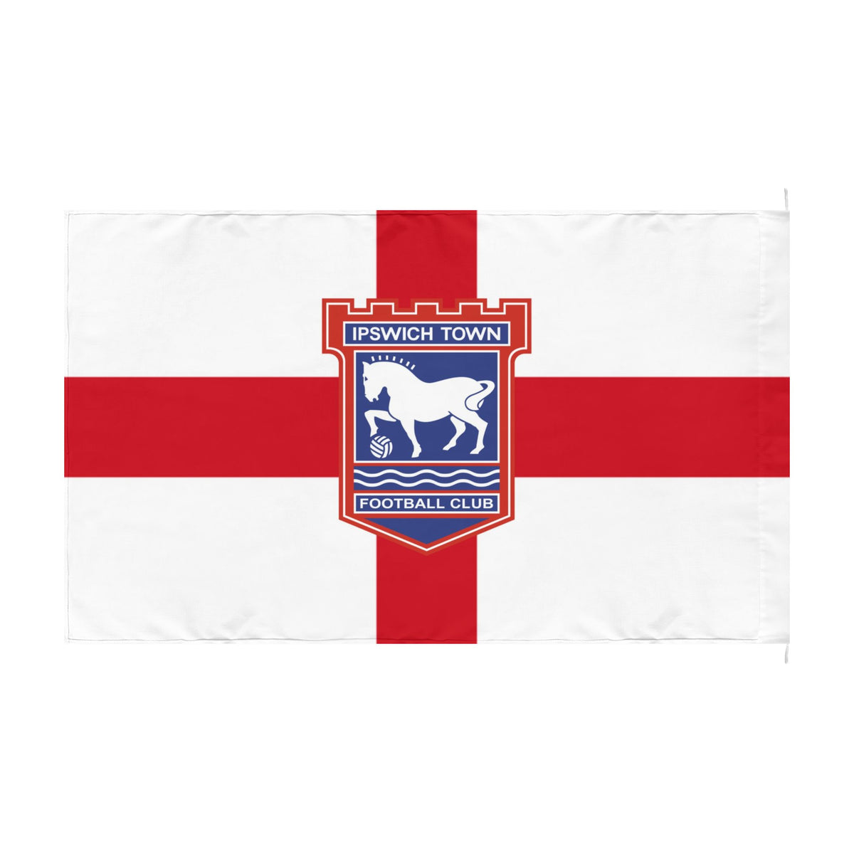 Ipswich Town St George Cross Flag — Double-Sided Football Club Banner
