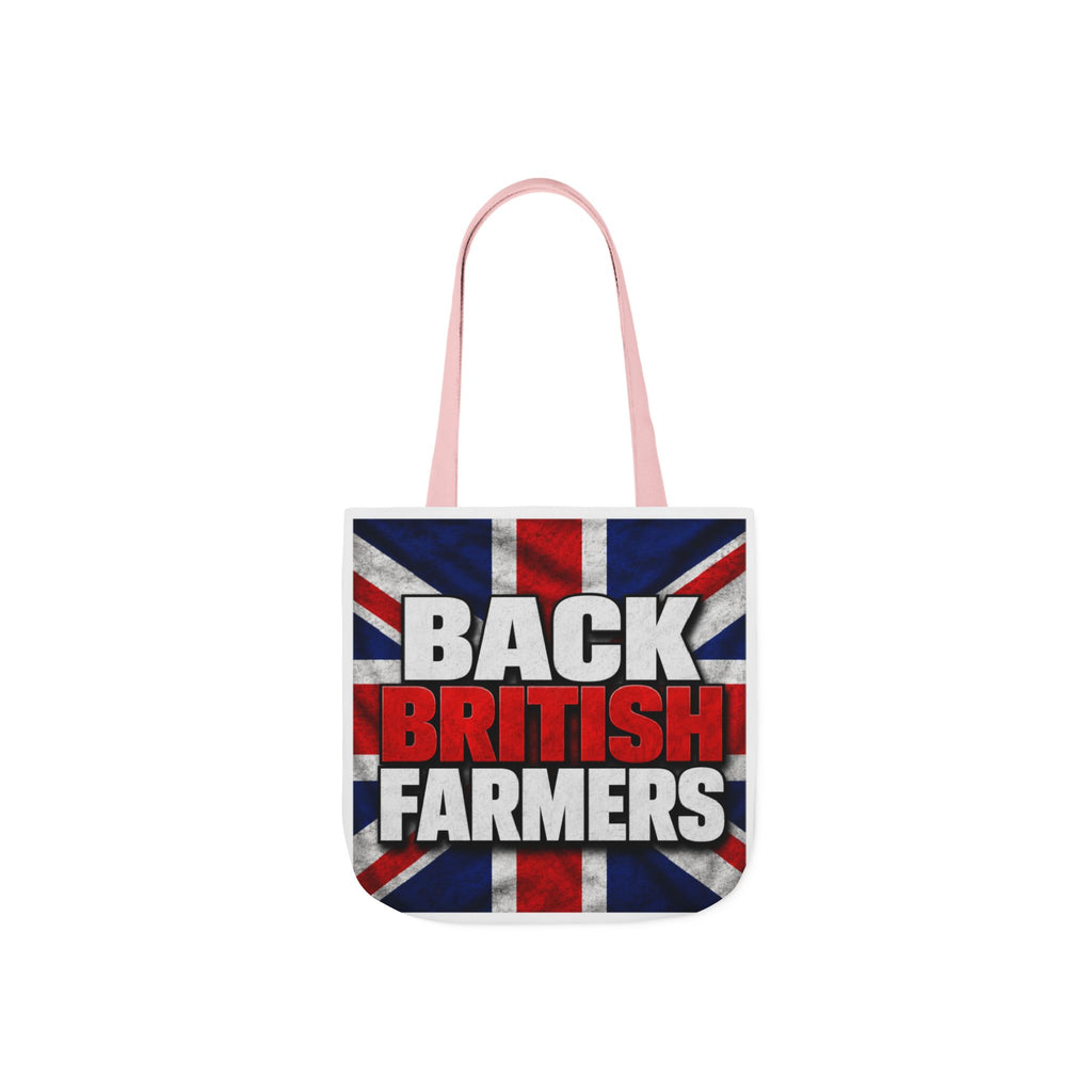 Back British Farmers Canvas Tote Bag — Union Jack Farming Support Tote