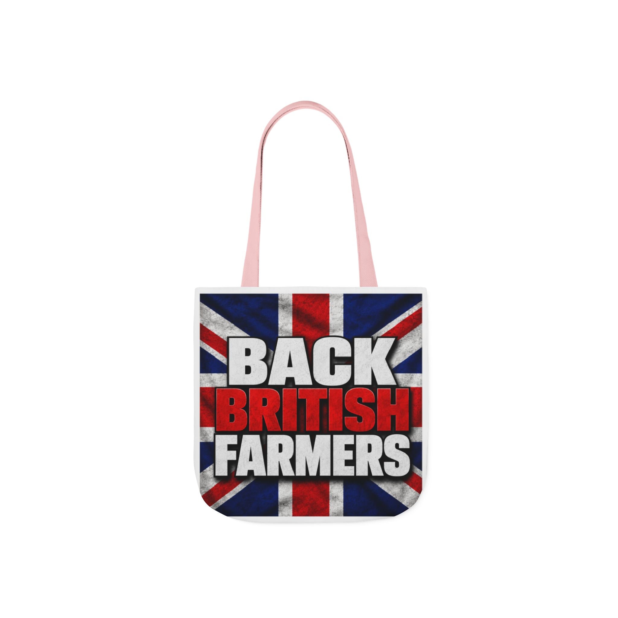 Back British Farmers Canvas Tote Bag — Union Jack Farming Support Tote