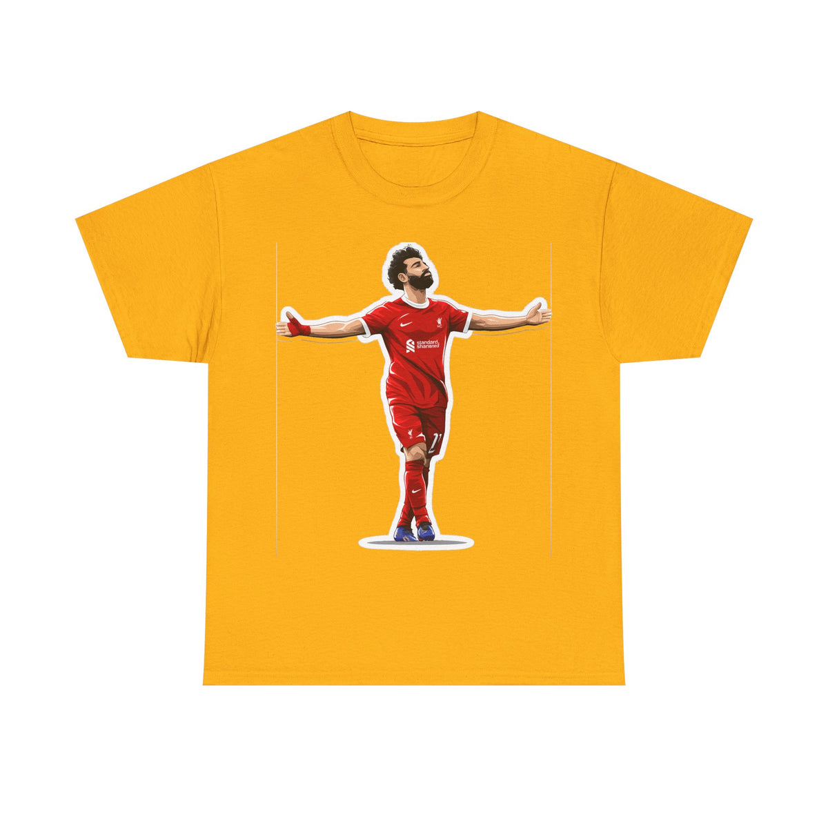 Mo Salah Celebration Tee — Liverpool Graphic T-Shirt