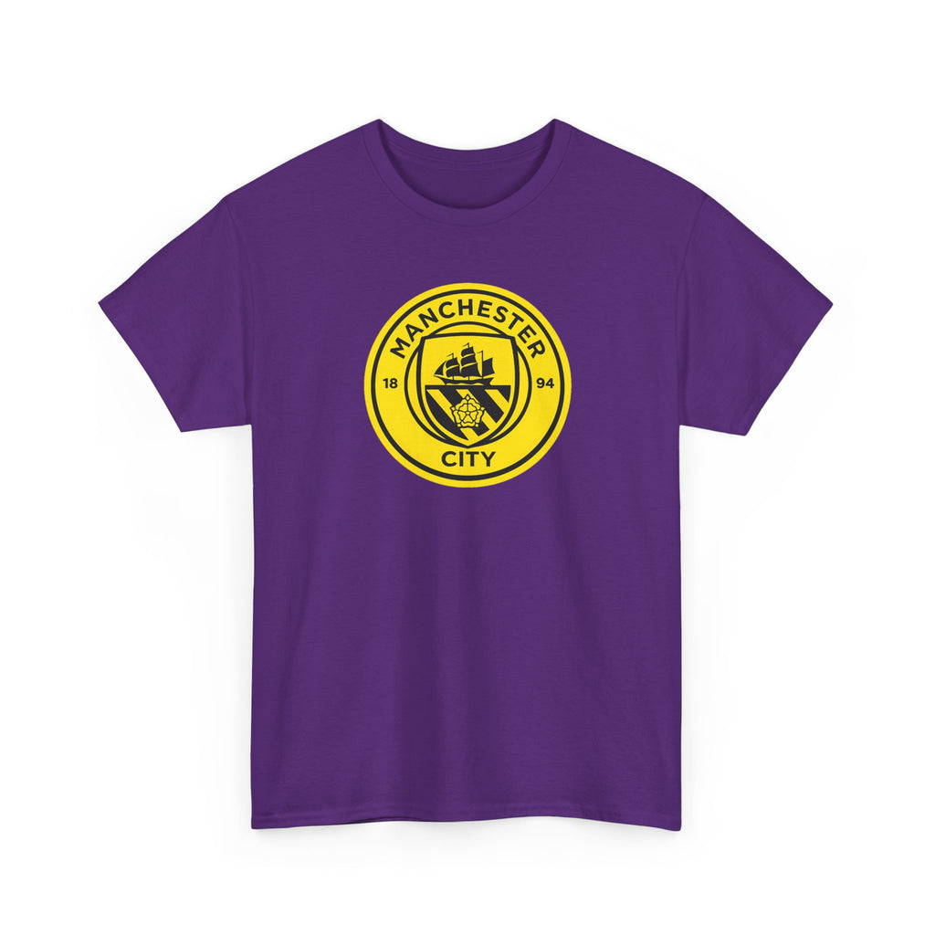 Manchester City Yellow Crest T-Shirt