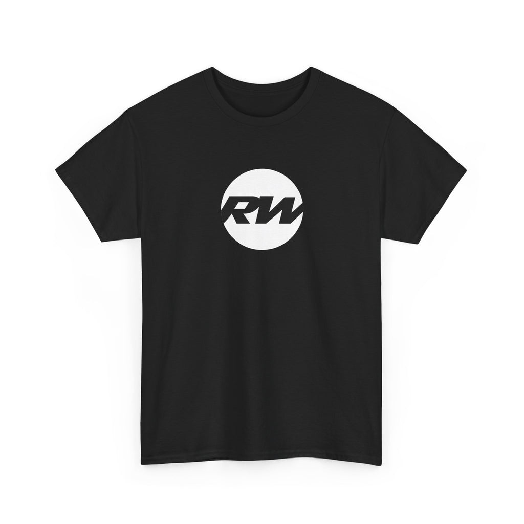 RW Logo T‑Shirt — Minimalist Retro Circle Graphic Tee