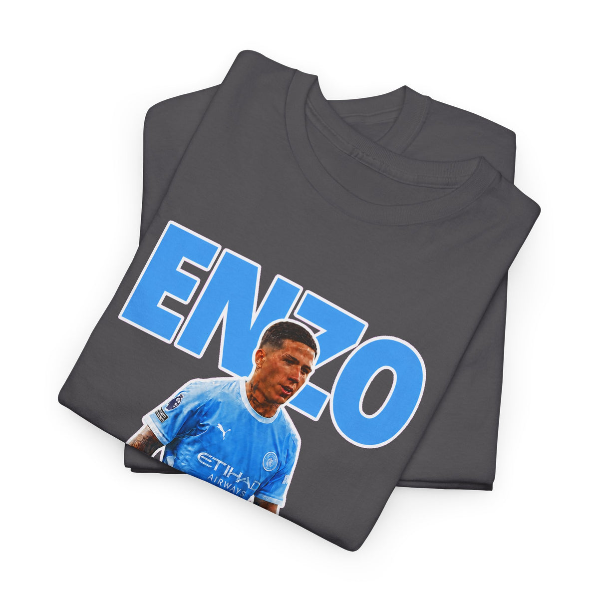 Enzo Fernandez Manchester City Inspired Cotton T-Shirt