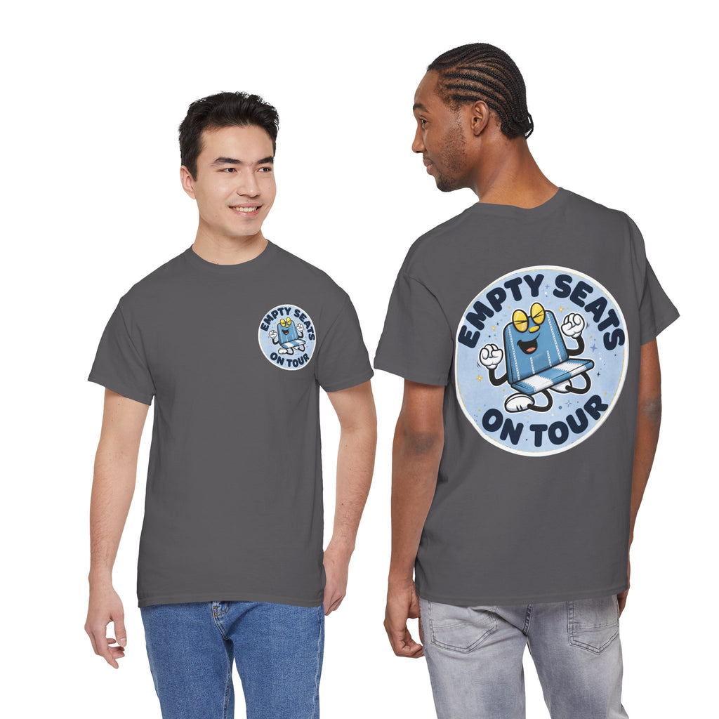 Manchester City T-Shirt — 'Empty Blue Seats On Tour' Retro Skate Graphic Tee