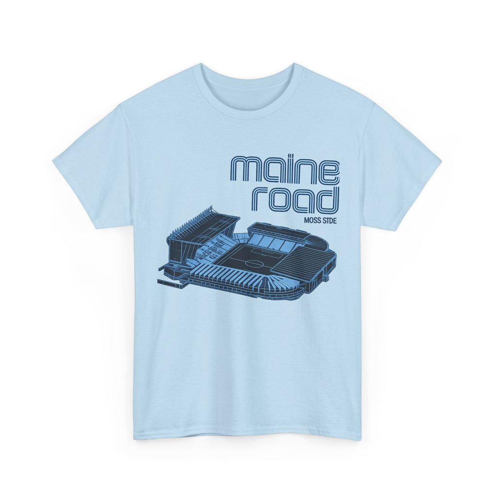 Maine Road Retro Stadium Tee — Vintage Football Arena Graphic Shirt