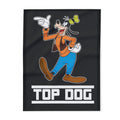 Top Dog Goofy Inspired Cartoon Cozy Throw Arctic Fleece Blanket
