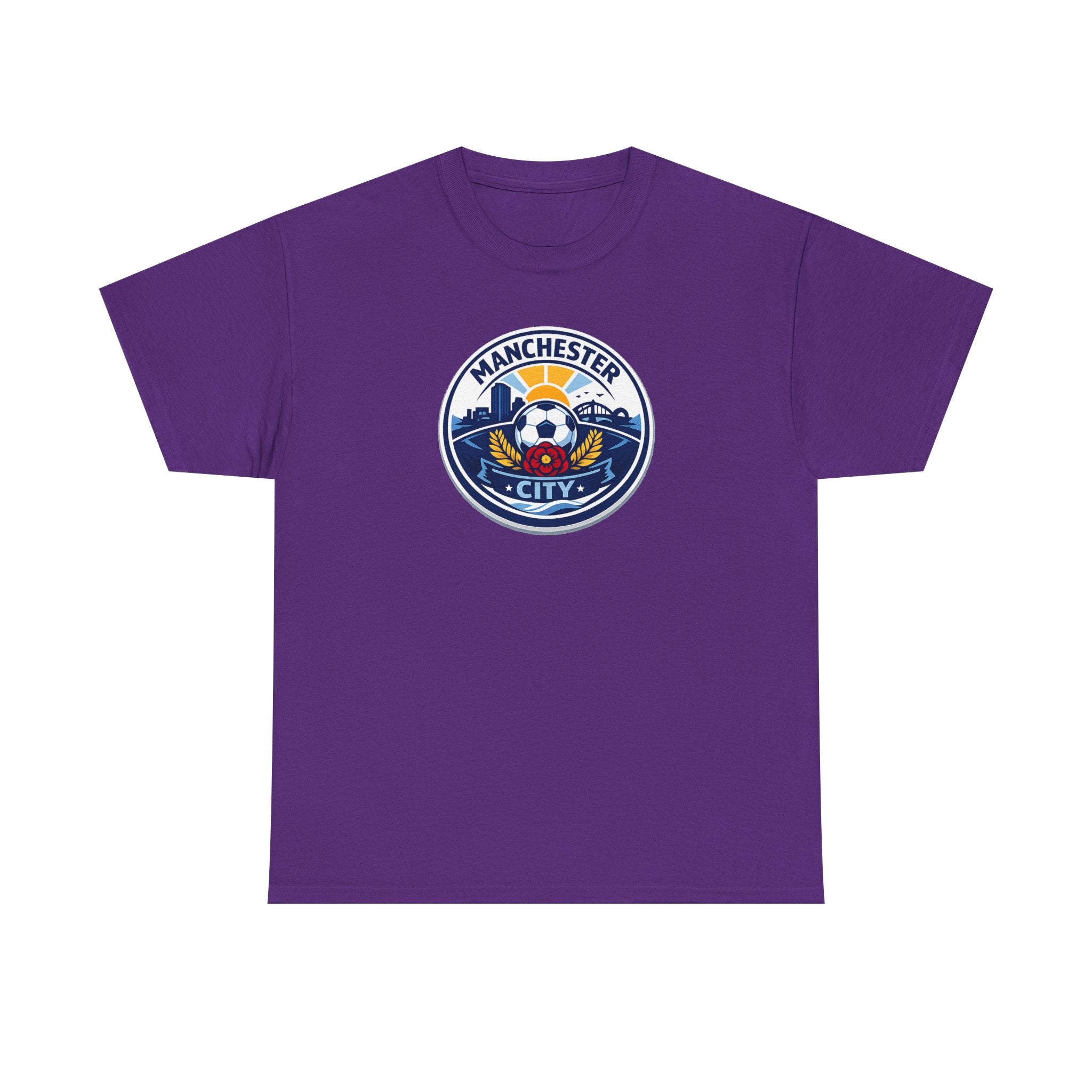Manchester City Crest T-Shirt — Soccer Fan Tee