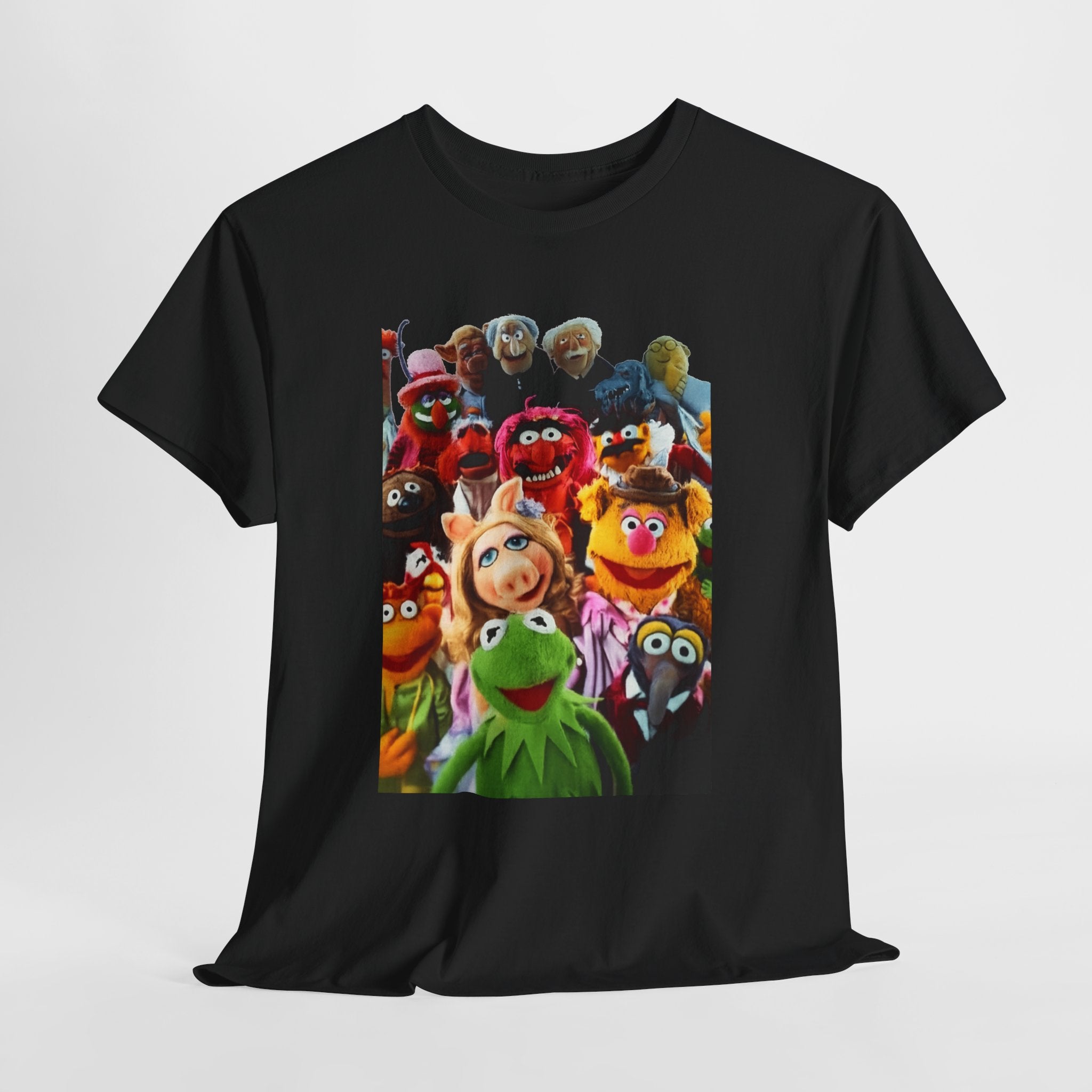 Muppets Puppet Ensemble Graphic Tee — Fun Family Cartoon Shirt