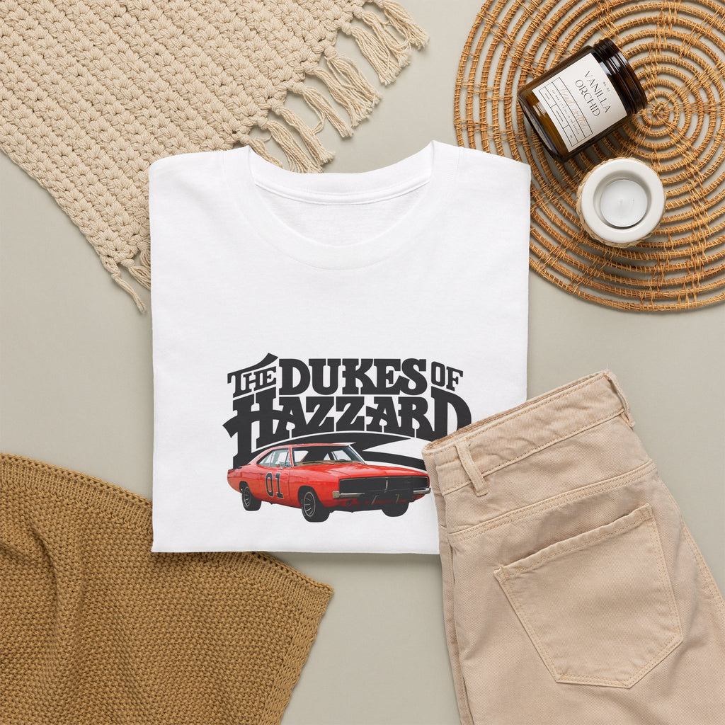 Dukes of Hazzard Charger Graphic Tee — Classic Retro TV Car Shirt