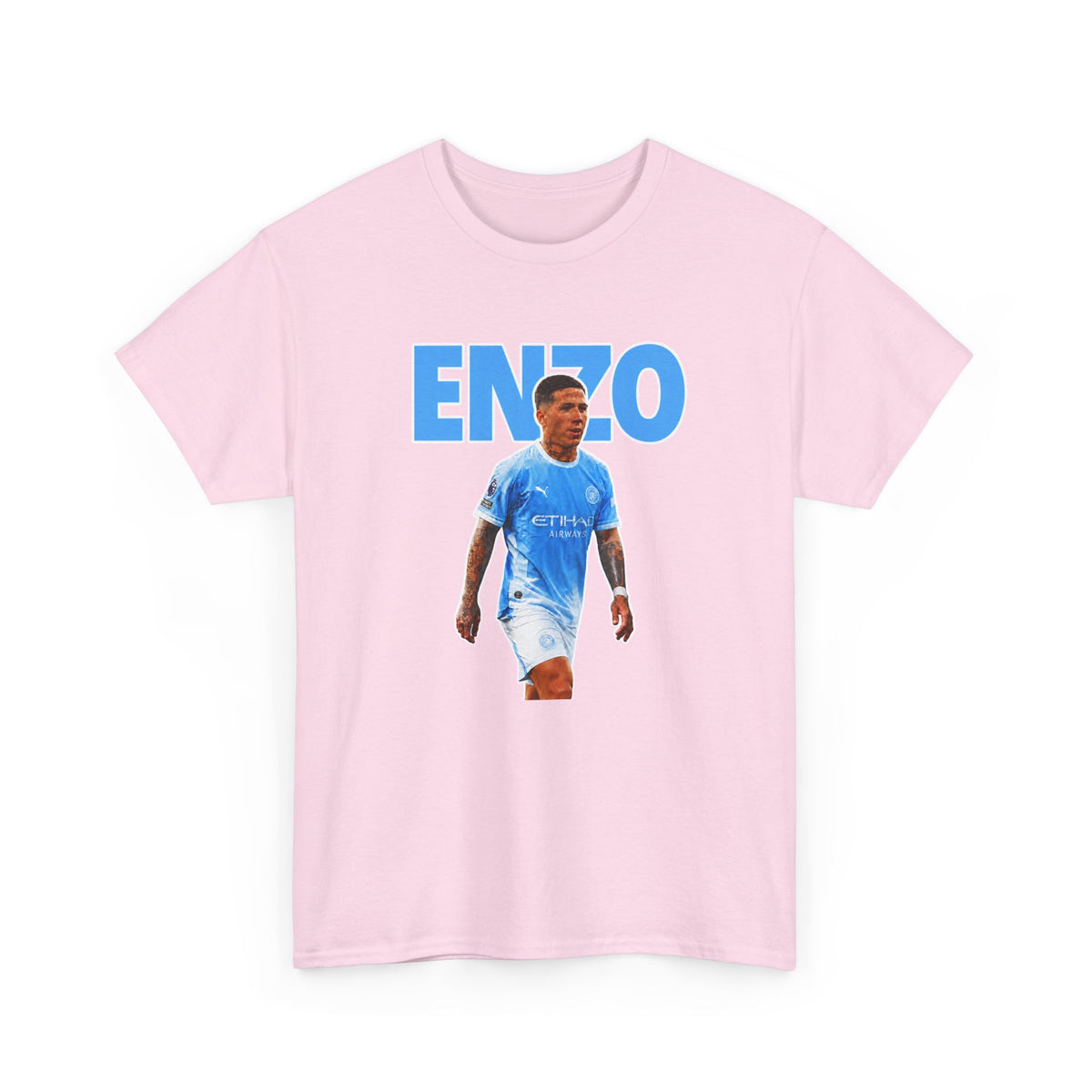 Enzo Fernandez Manchester City Inspired Cotton T-Shirt