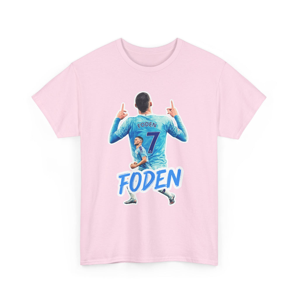 Phil Foden #7 Soccer T‑Shirt — Manchester City Fan Jersey Tribute