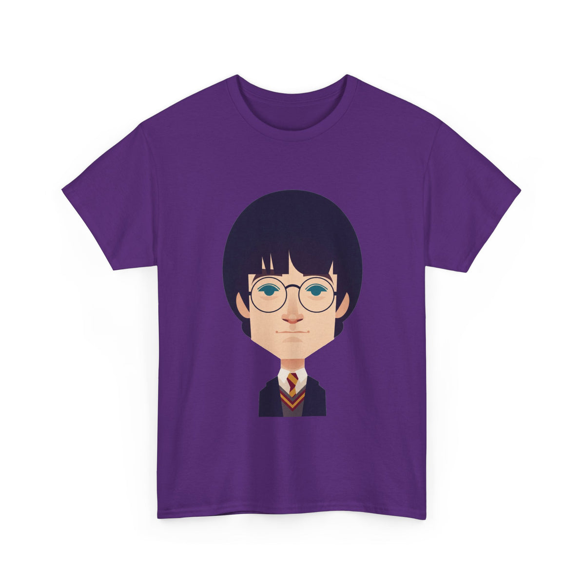 Harry Potter Wizard School Boy Cartoon Cotton T-Shirt