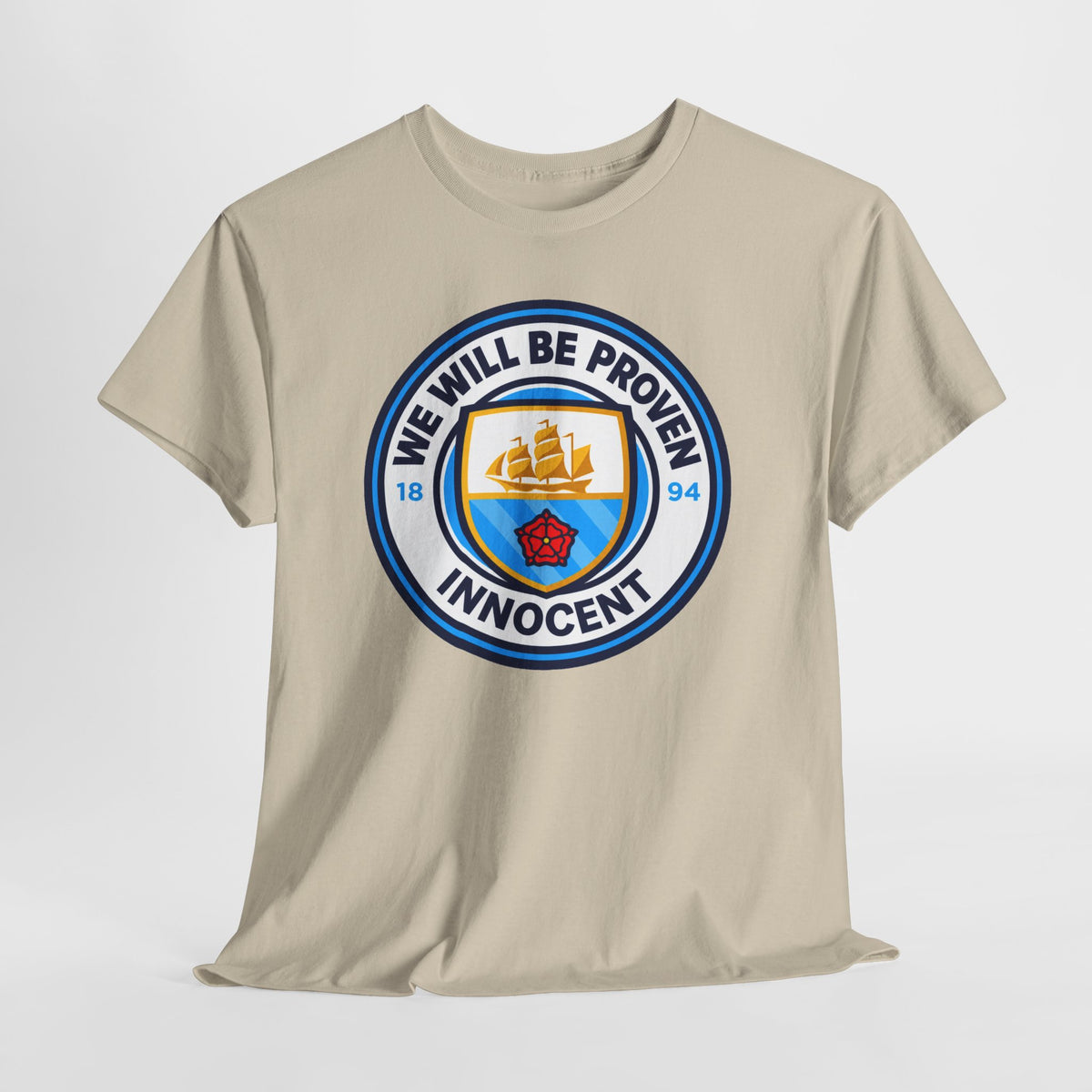 “We Will Be Proven Innocent” Justice Manchester City Cotton T-Shirt