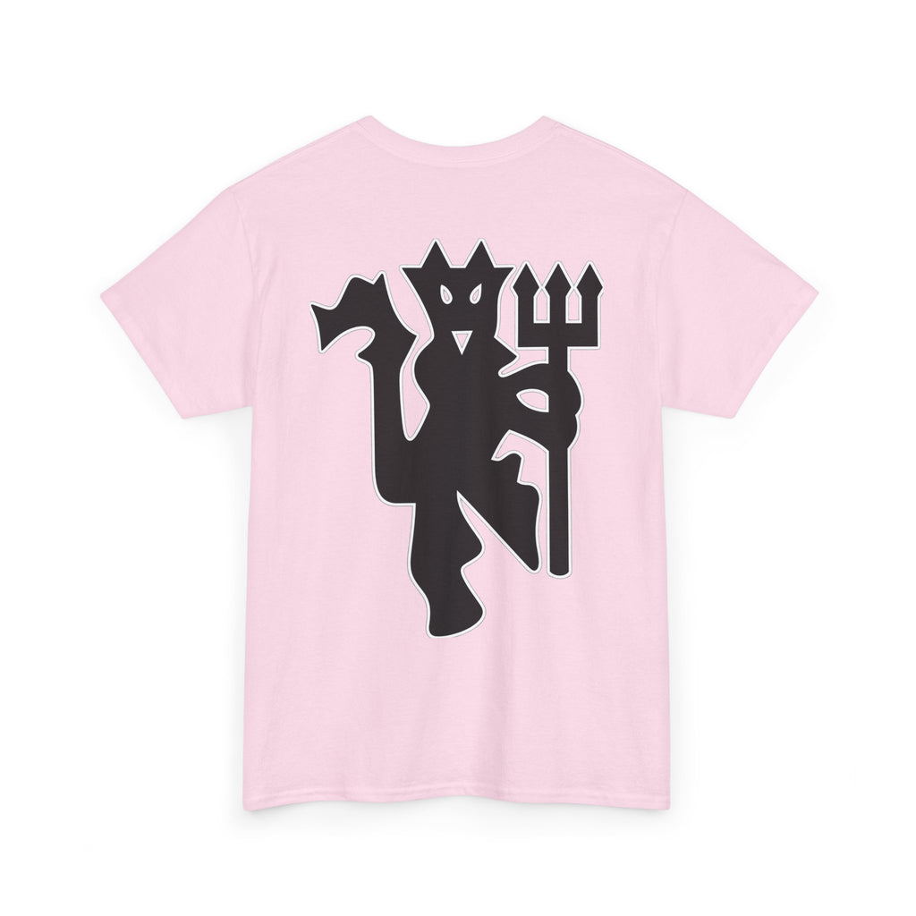 Manchester United Devil Cotton T-Shirt – Retro Trident Football Crest Tee