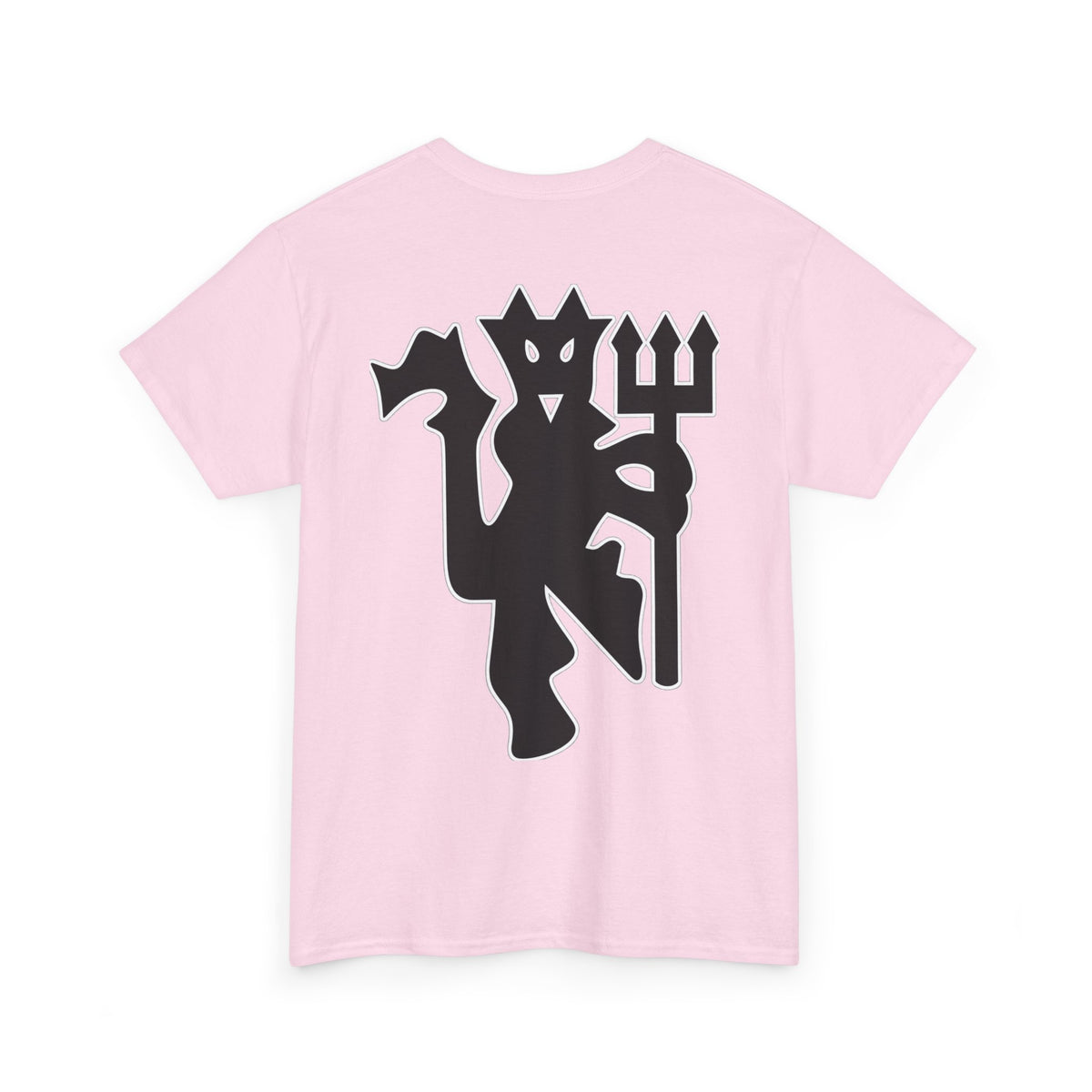 Manchester United Devil Cotton T-Shirt – Retro Trident Football Crest Tee