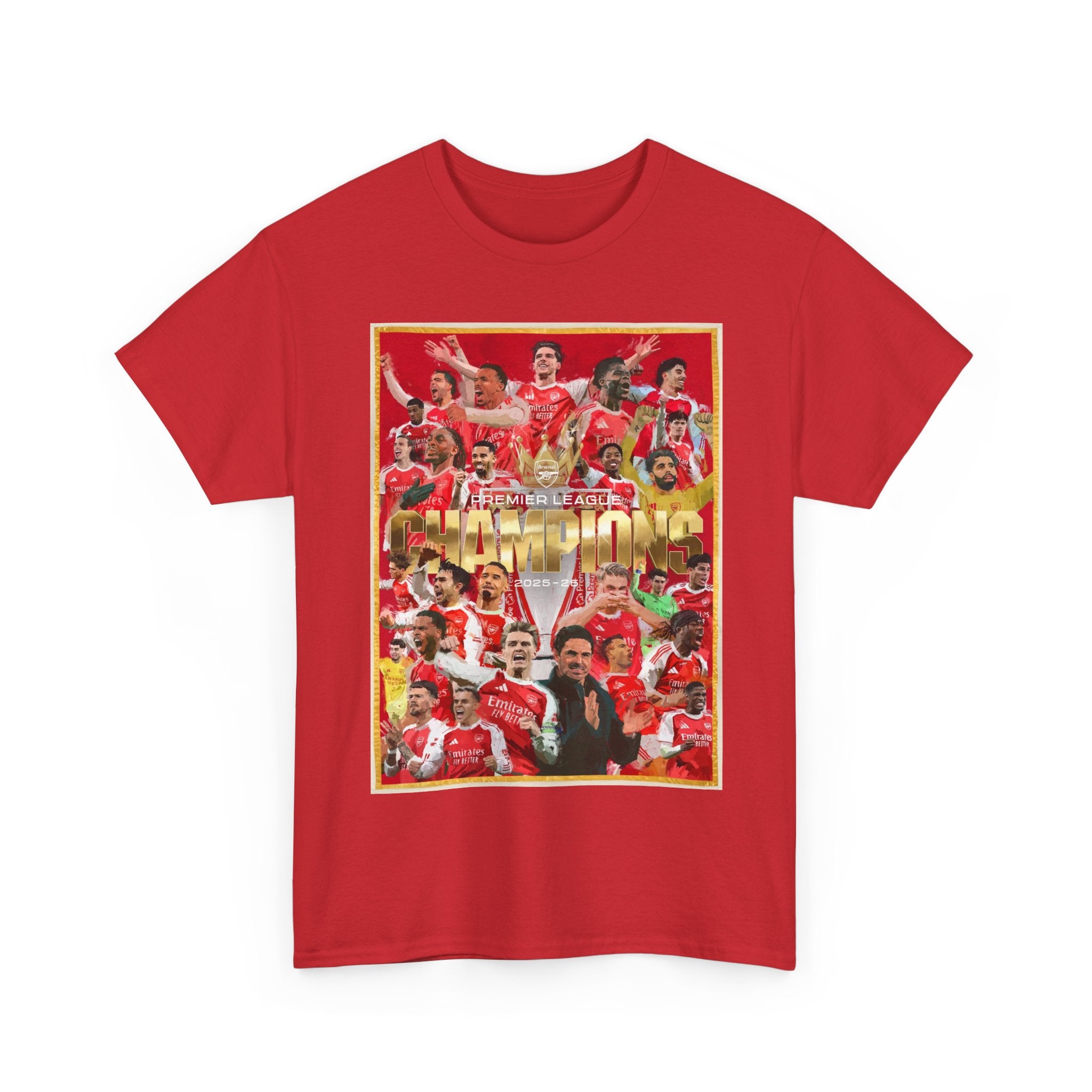 Arsenal Premier League Champions – Players Poster T-shirt