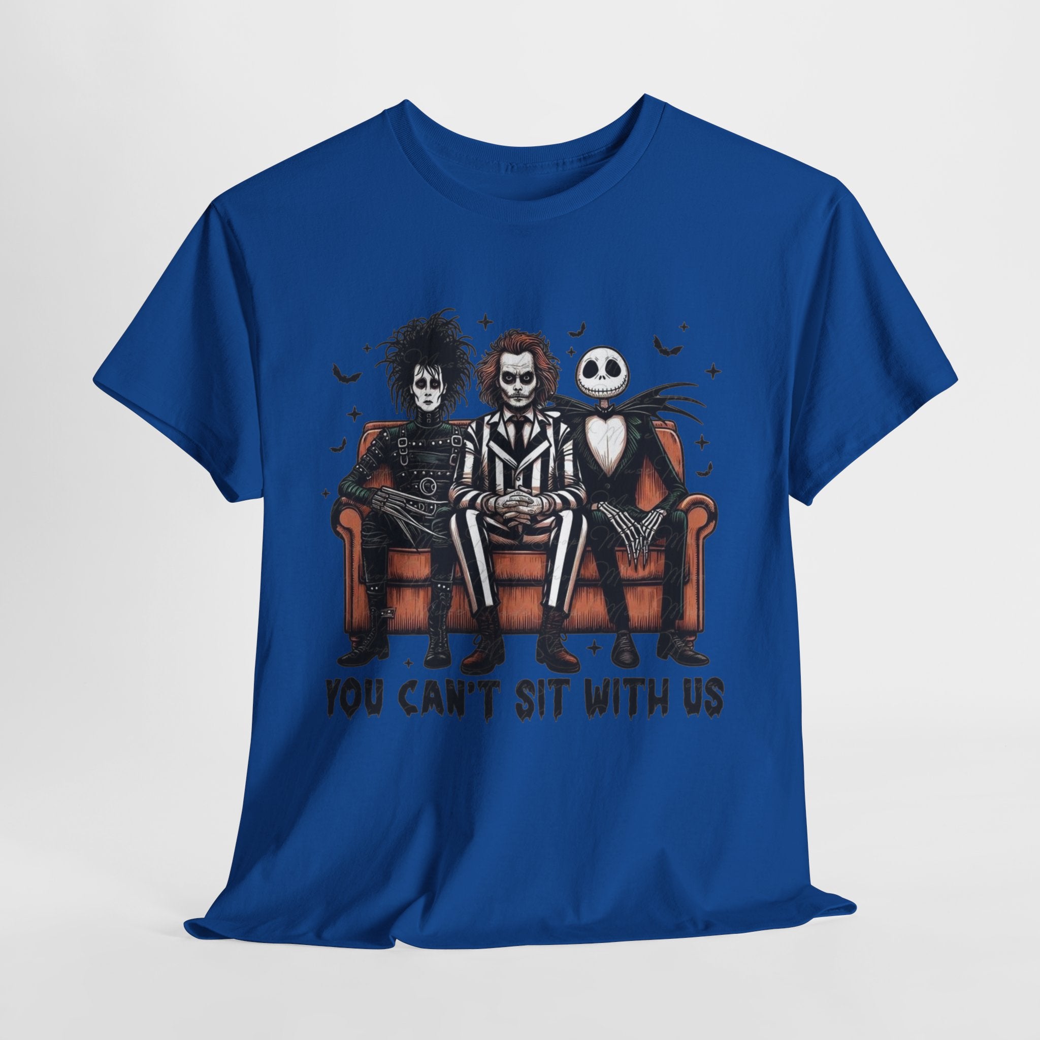 Johnny Depp Graphic Tee — 'You Can't Sit With Us' Halloween Horror Trio T-Shirt