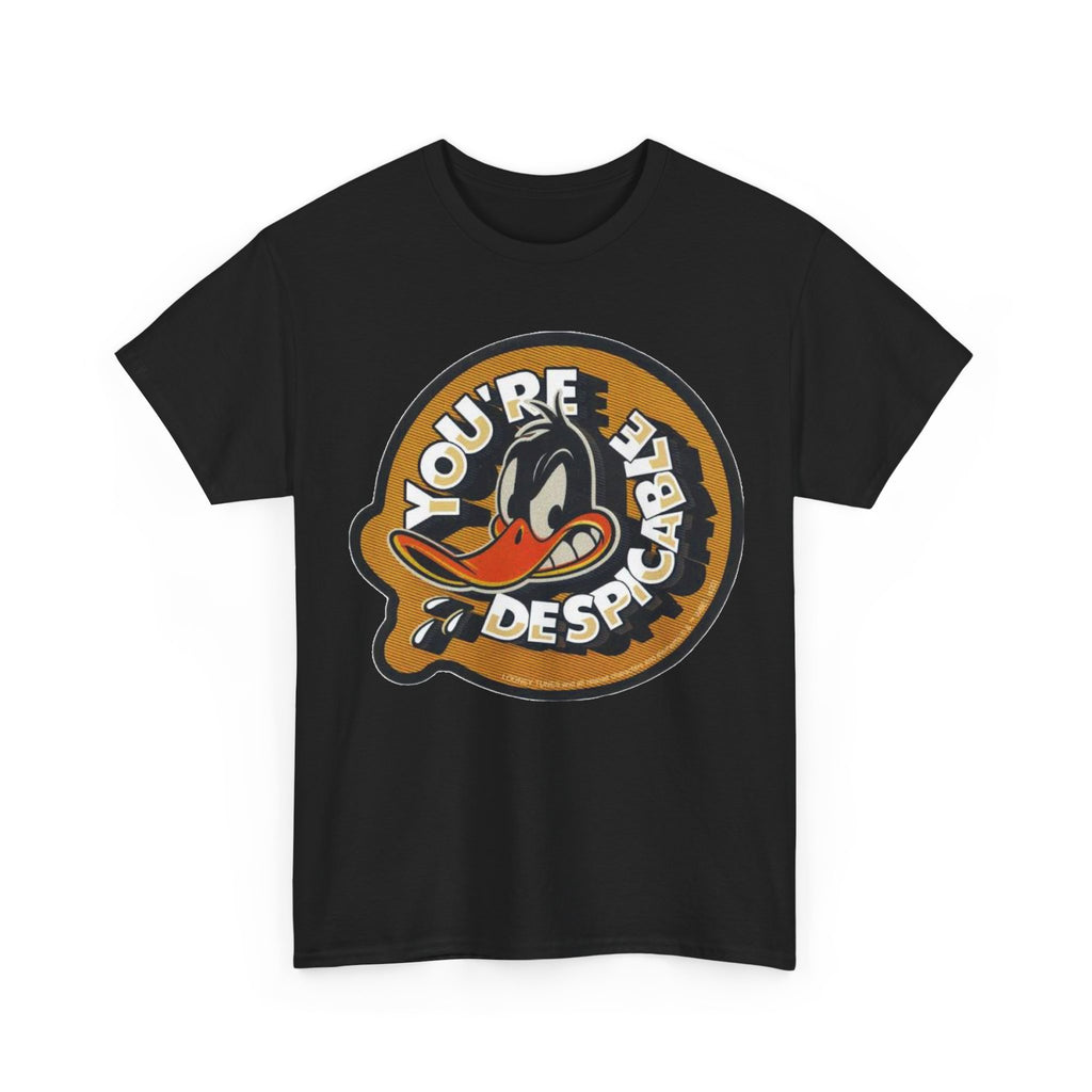 Vintage Daffy Duck Graphic Tee — “You're Despicable” Retro Cartoon Shirt
