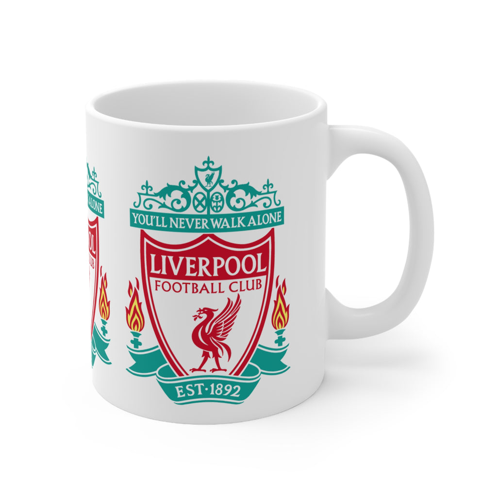 Liverpool Football Club Ceramic Coffee Mug — You’ll Never Walk Alone, 11oz & 15oz