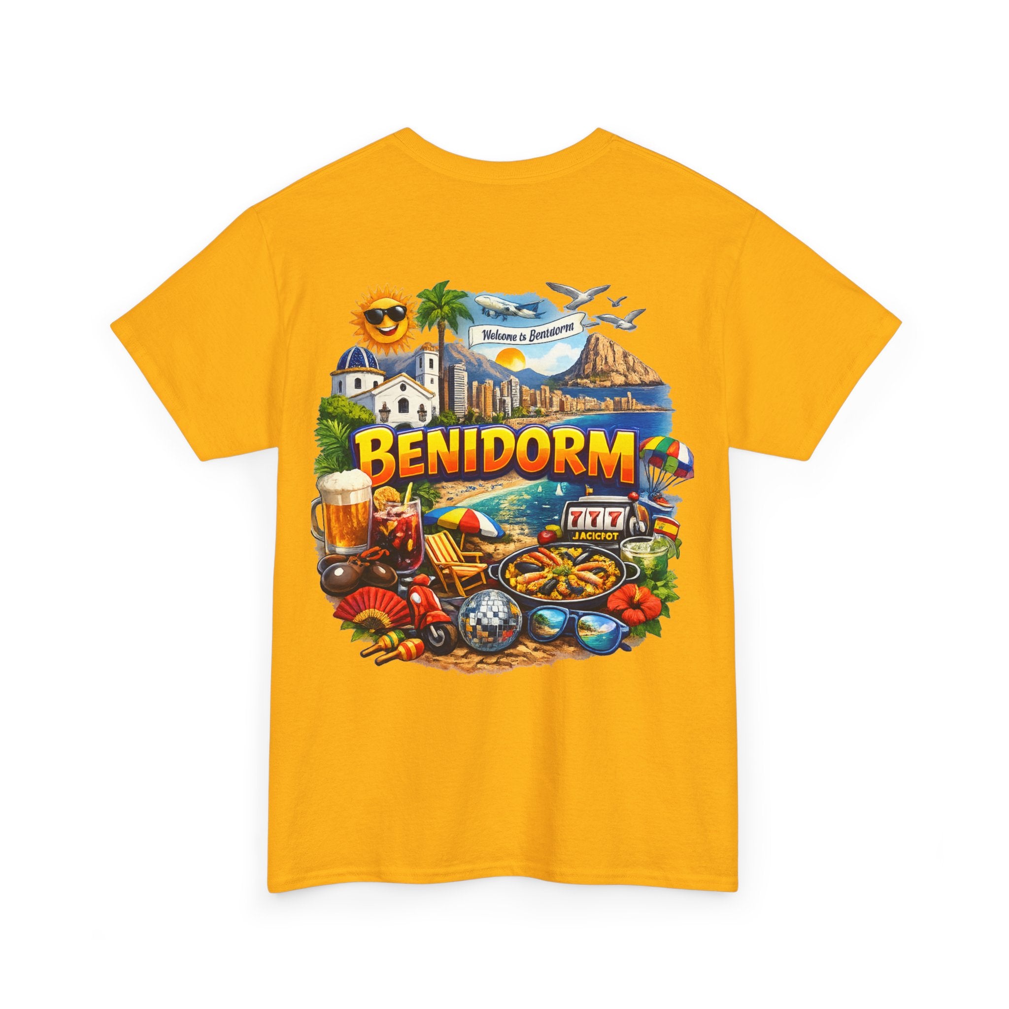 Benidorm Souvenir T‑Shirt — Spain Beach Holiday Graphic Tee