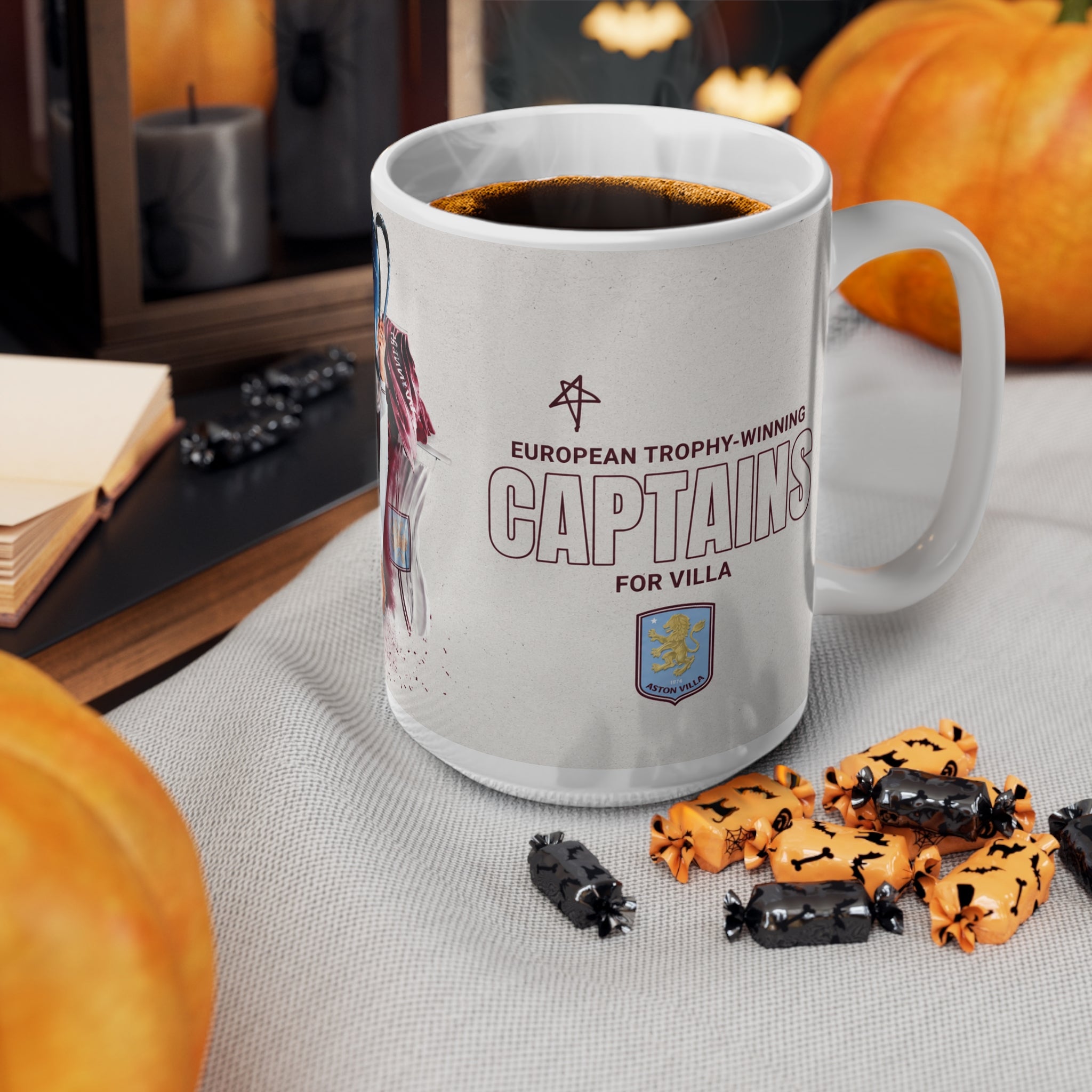 Aston Villa Captains Ceramic Coffee Mug — 11oz & 15oz