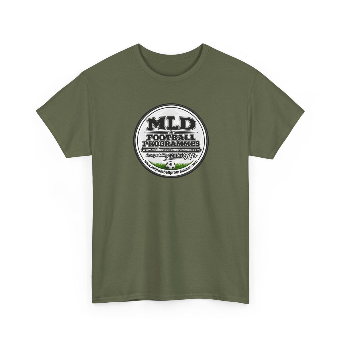 MLD Football Programmes Vintage Logo Cotton T-Shirt