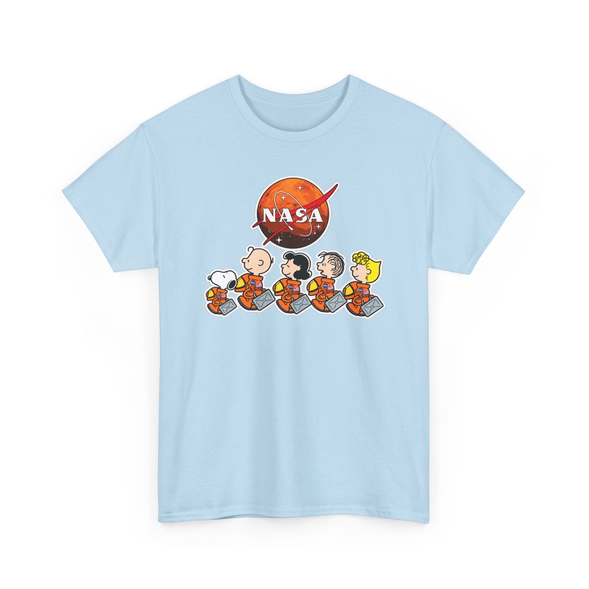 NASA Peanuts Cartoon T‑Shirt — Retro Space Snoopy & Crew Graphic Tee