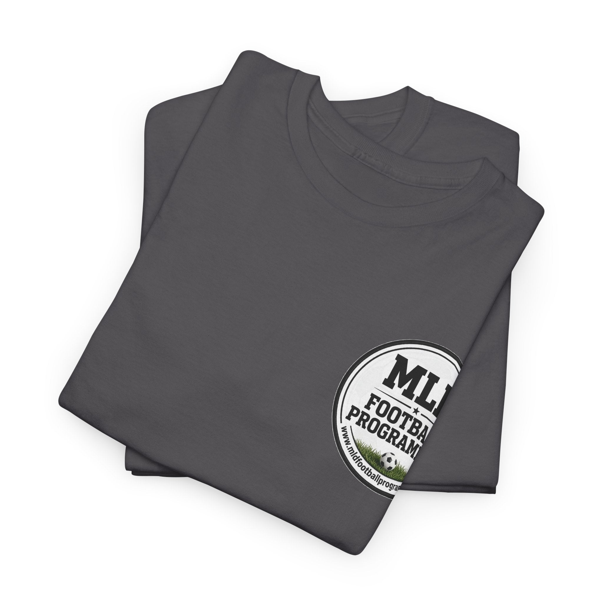 MLD Football Programmes Tee - Retro Logo Chest T-Shirt