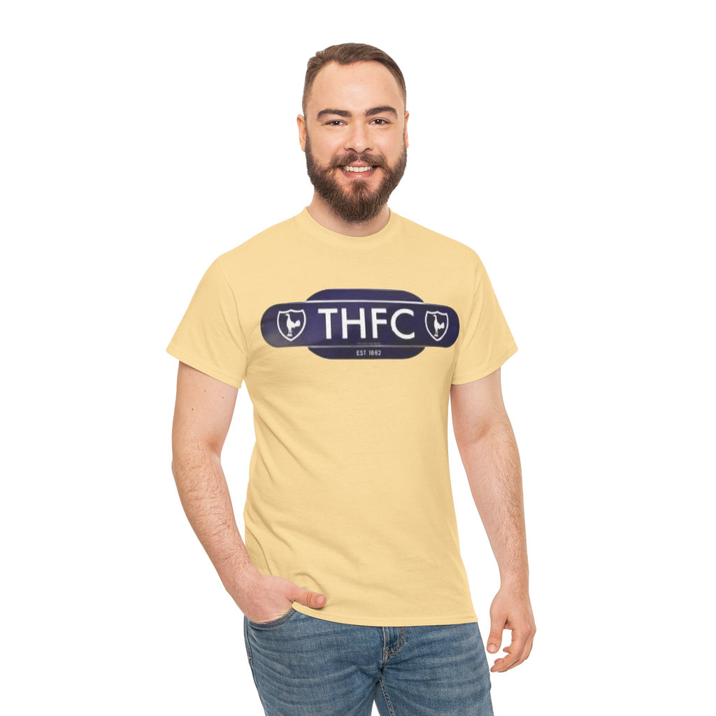 Tottenham Hotspur Railway Sign Tee — Tottenham Football Club Fan Shirt